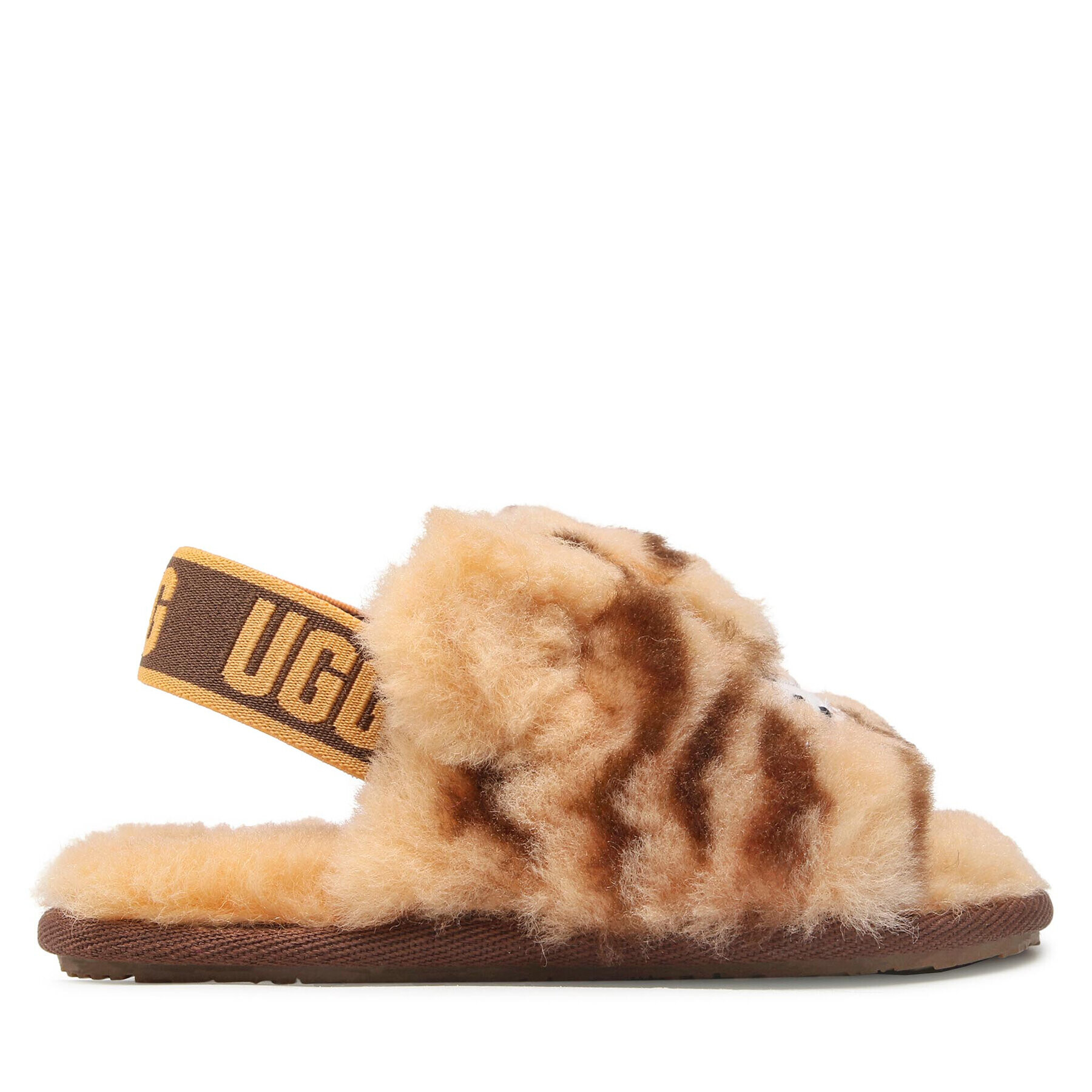 Ugg Пантофи T Fluff Yeah Slide Tiger Stuffie 1124940T Кафяв - Pepit.bg