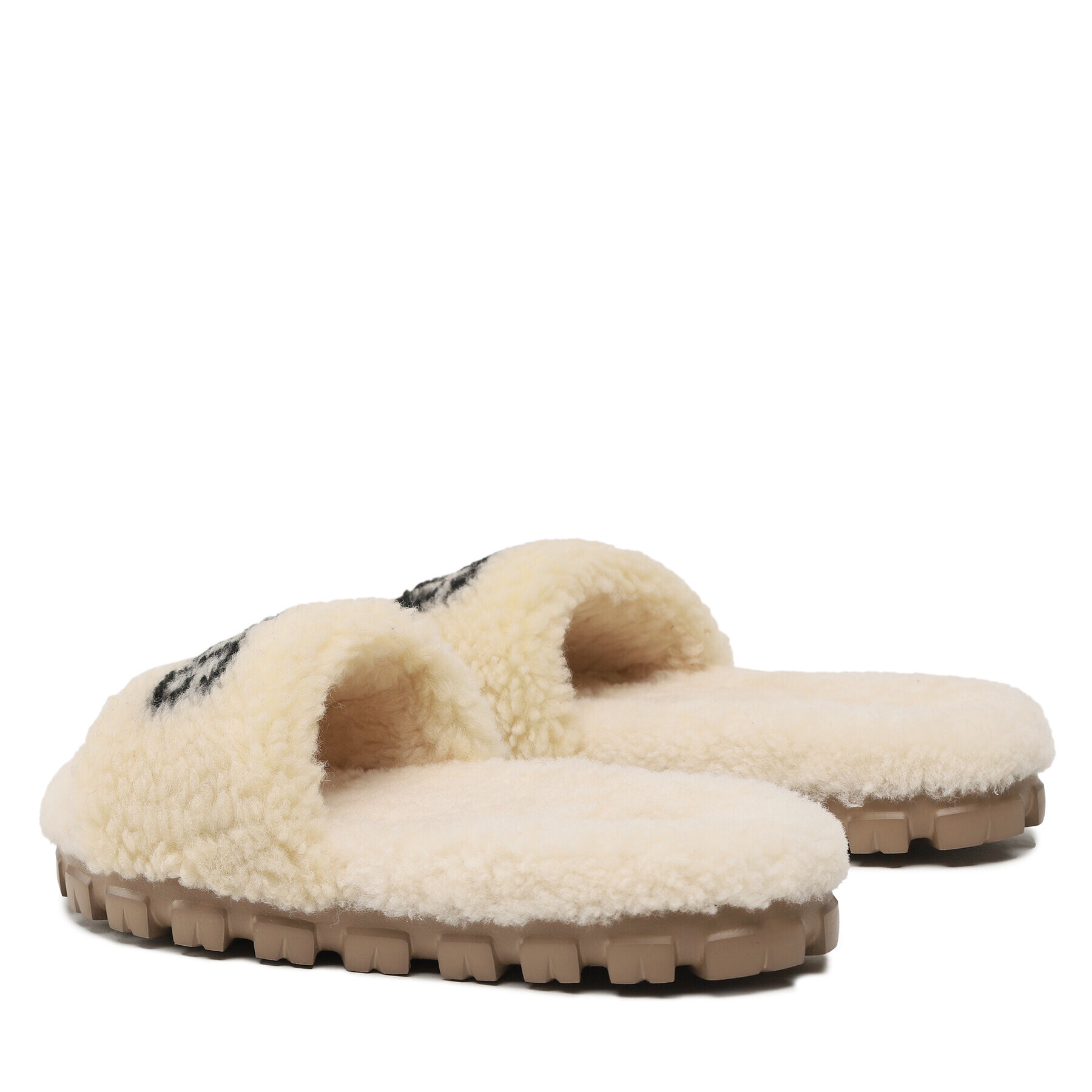 Ugg Пантофи W Cozetta Curly Graphic 1132891 Бежов - Pepit.bg