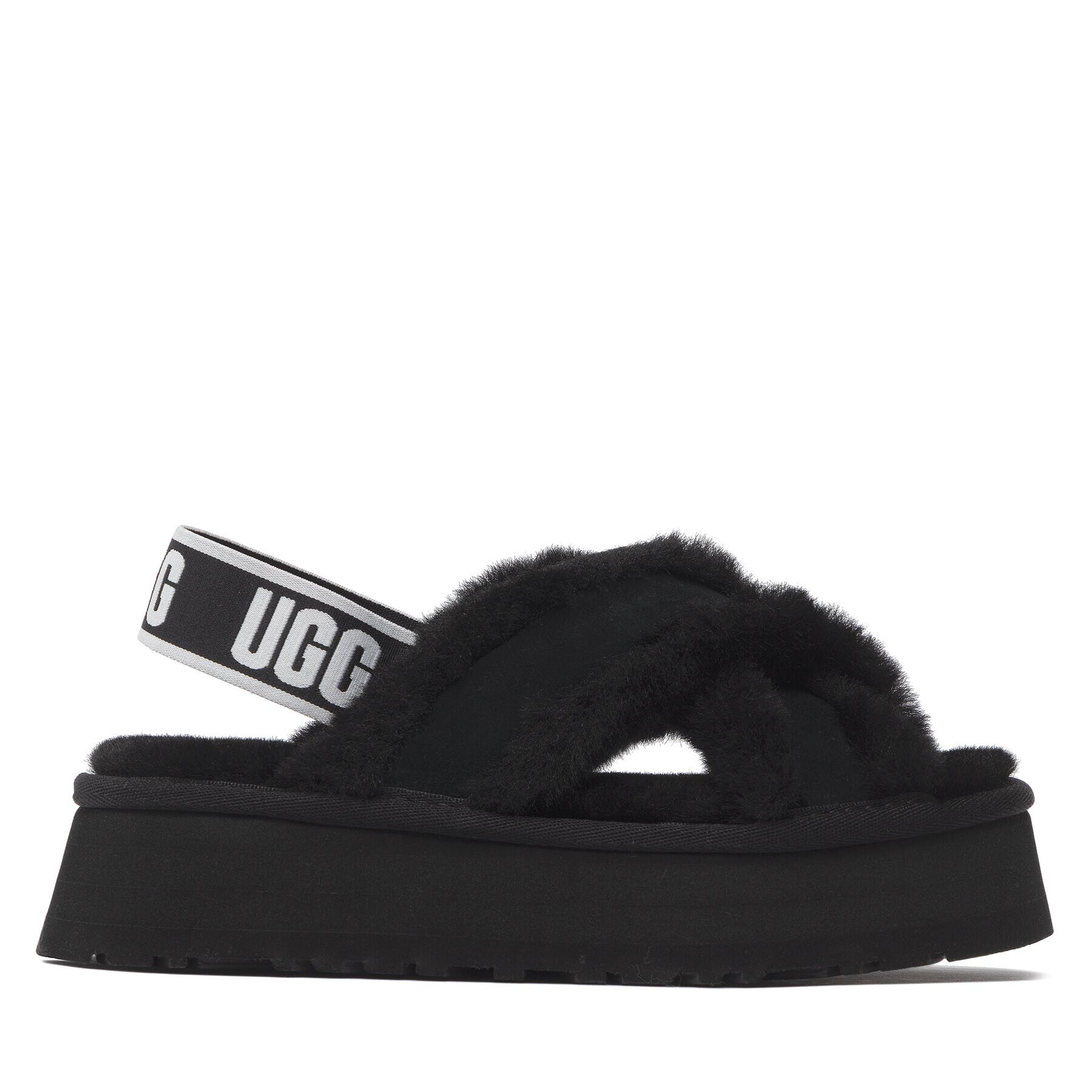 Ugg Пантофи W Disco Cross Slide 1121550 Черен - Pepit.bg