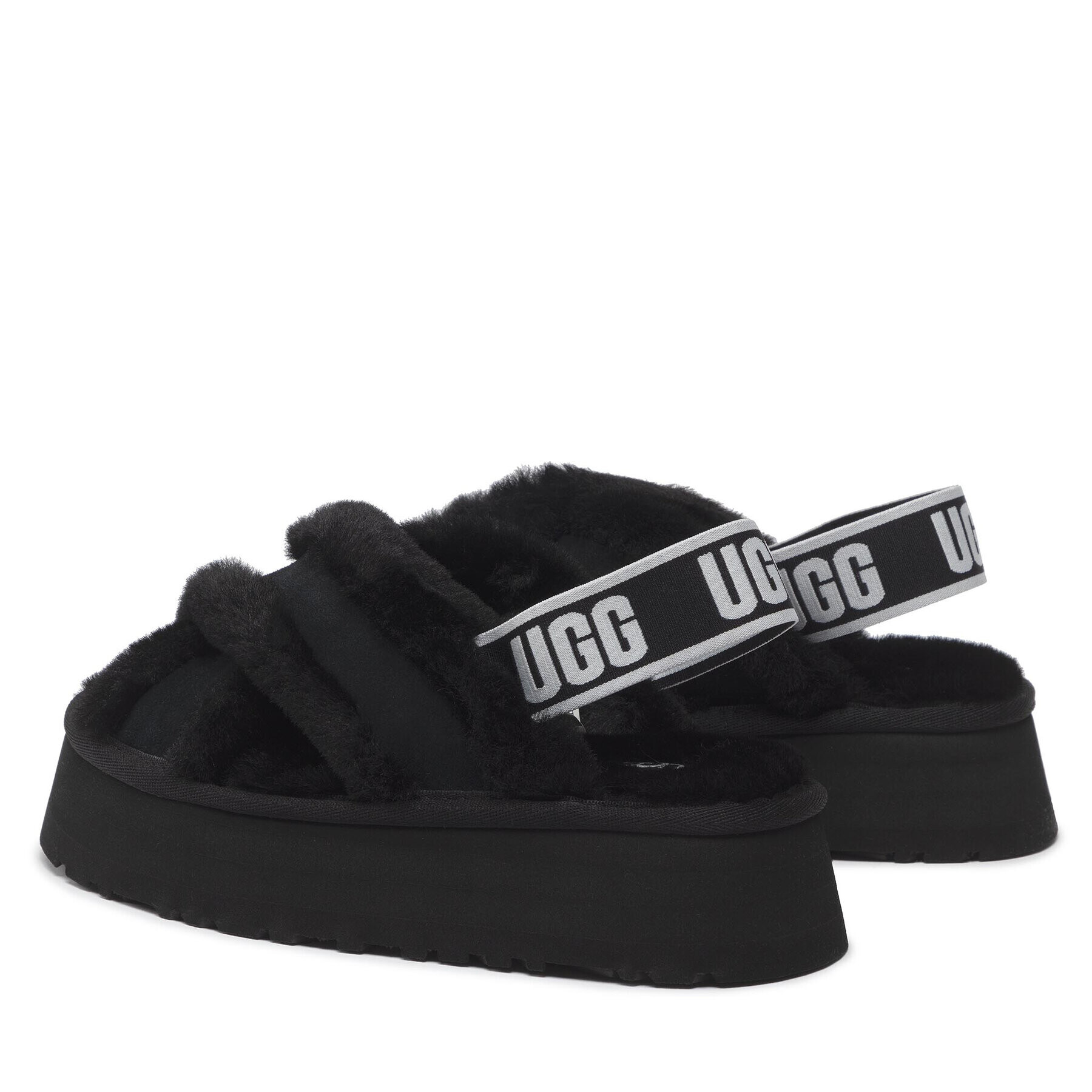 Ugg Пантофи W Disco Cross Slide 1121550 Черен - Pepit.bg