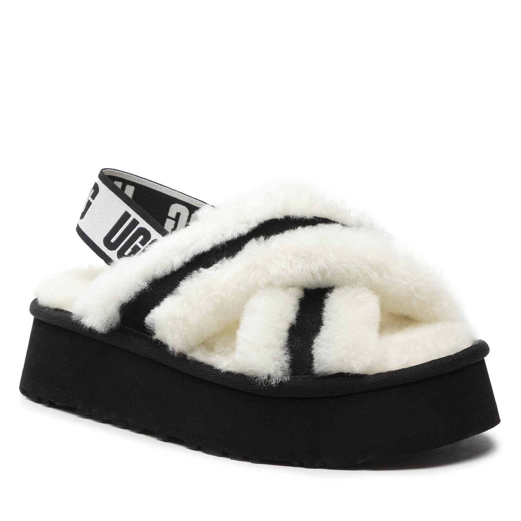 Ugg Пантофи W Disco Cross Slide 1121550 Черен - Pepit.bg