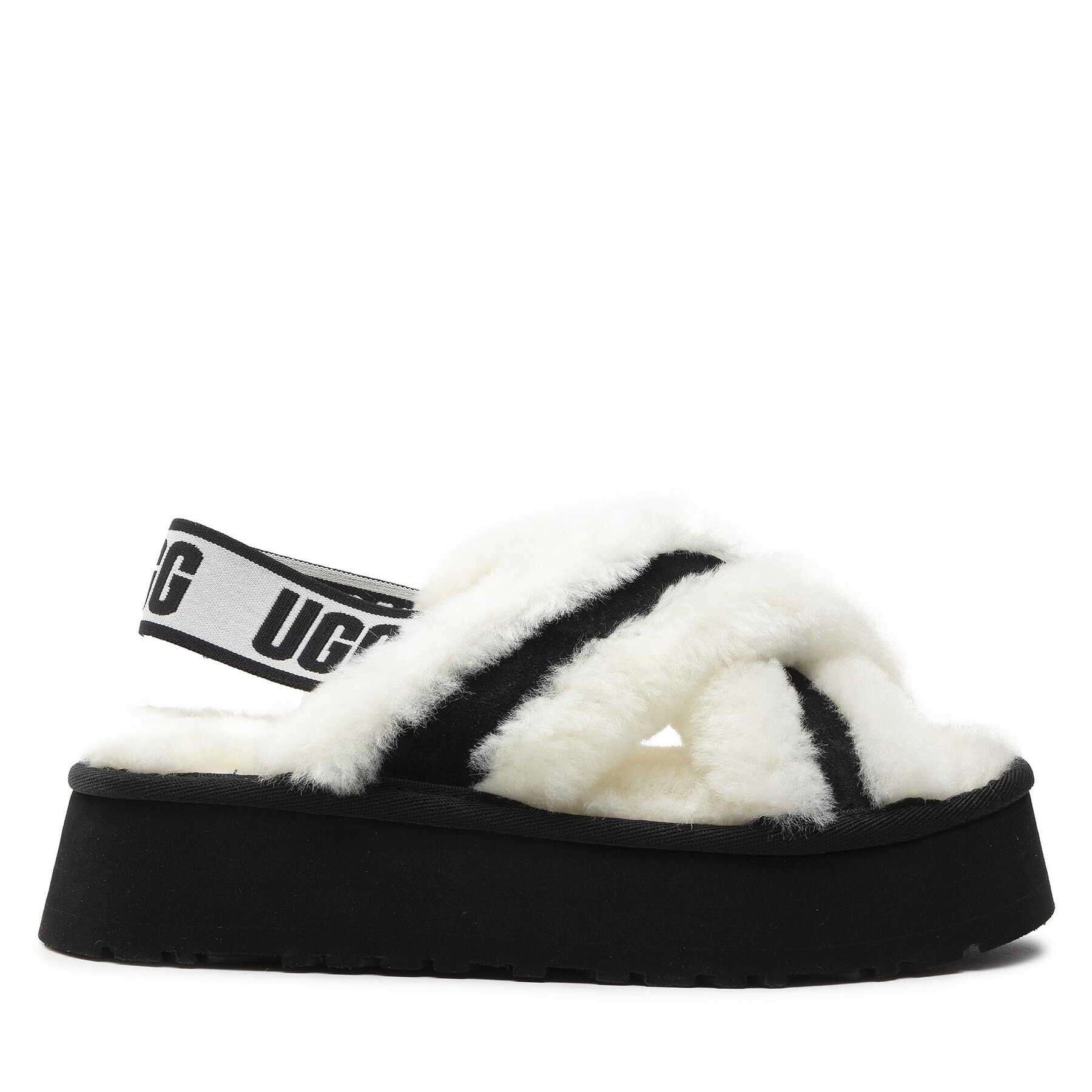 Ugg Пантофи W Disco Cross Slide 1121550 Черен - Pepit.bg