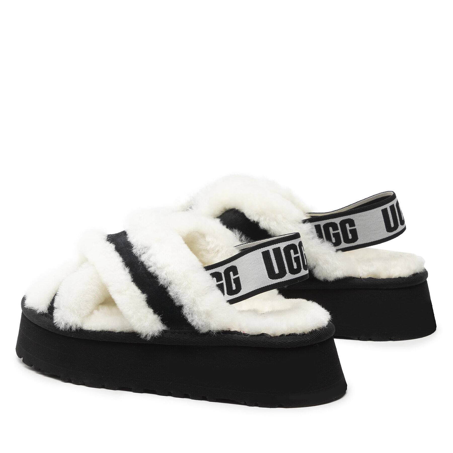 Ugg Пантофи W Disco Cross Slide 1121550 Черен - Pepit.bg