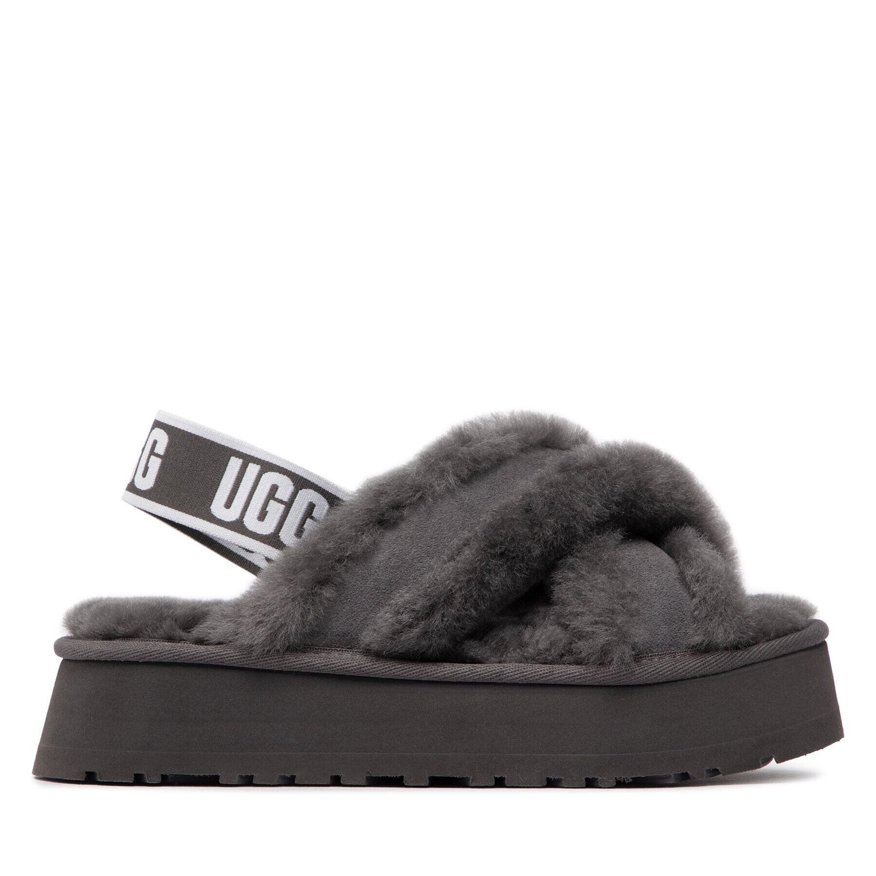Ugg Пантофи W Disco Cross Slide 1121550 Сив - Pepit.bg