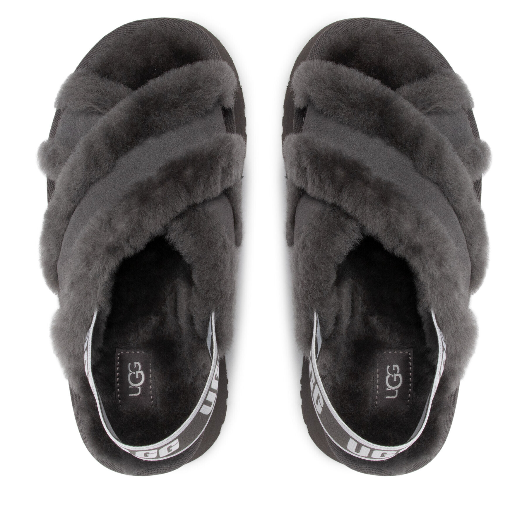 Ugg Пантофи W Disco Cross Slide 1121550 Сив - Pepit.bg