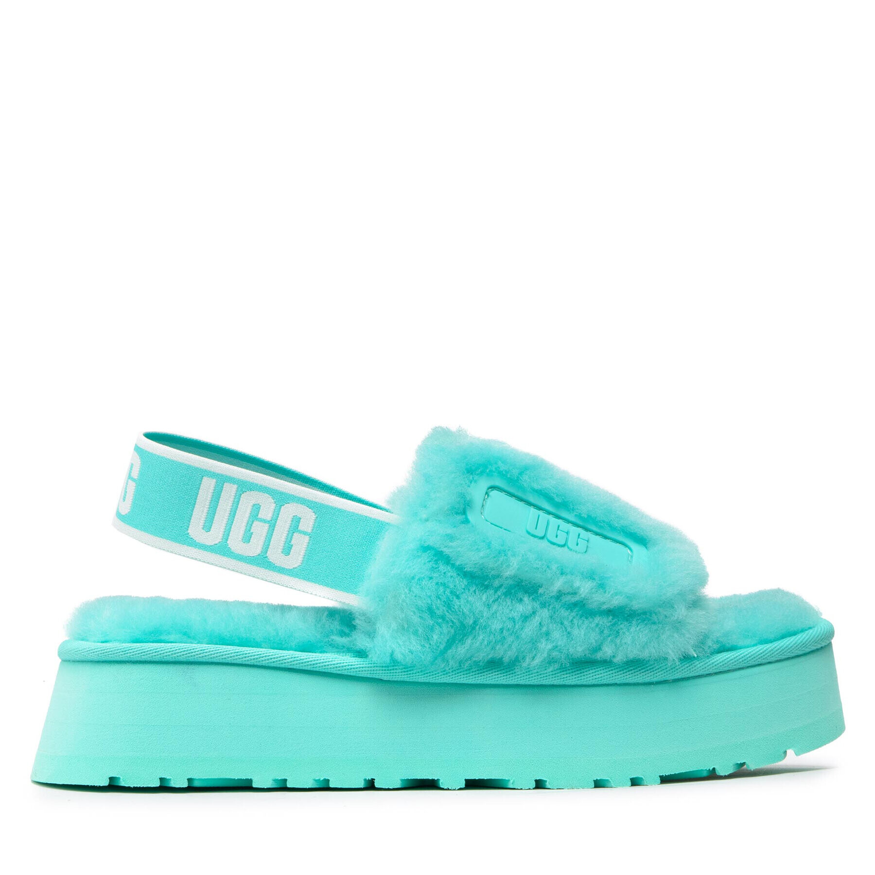 Ugg Пантофи W Disco Slide 1112258 Зелен - Pepit.bg