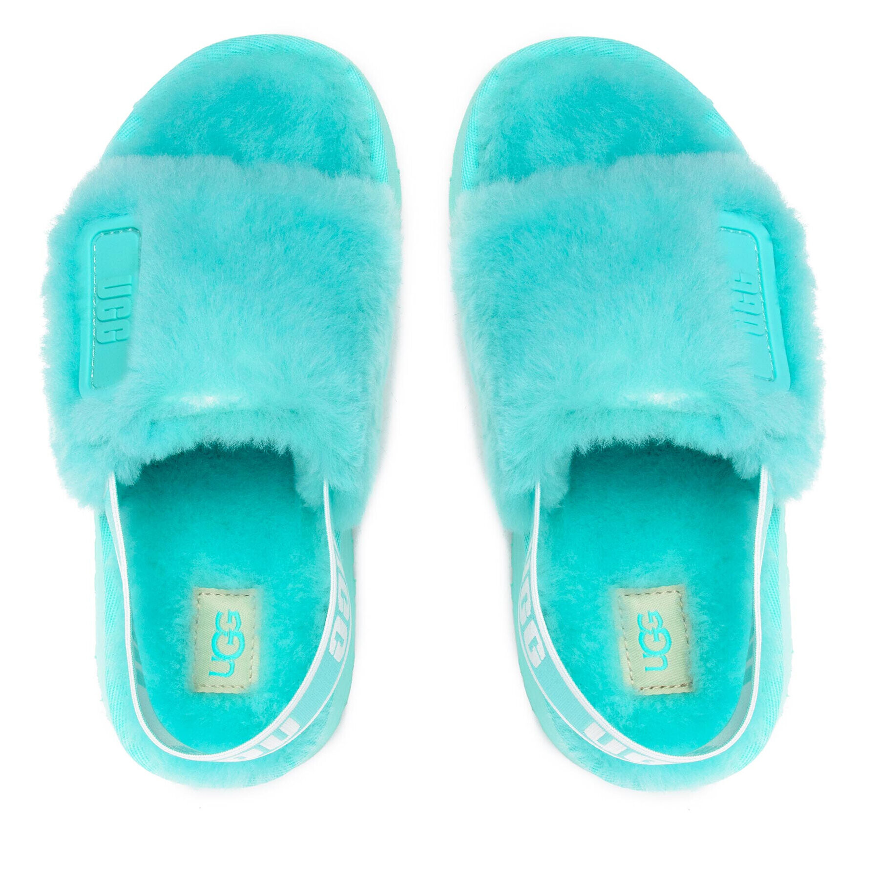 Ugg Пантофи W Disco Slide 1112258 Зелен - Pepit.bg