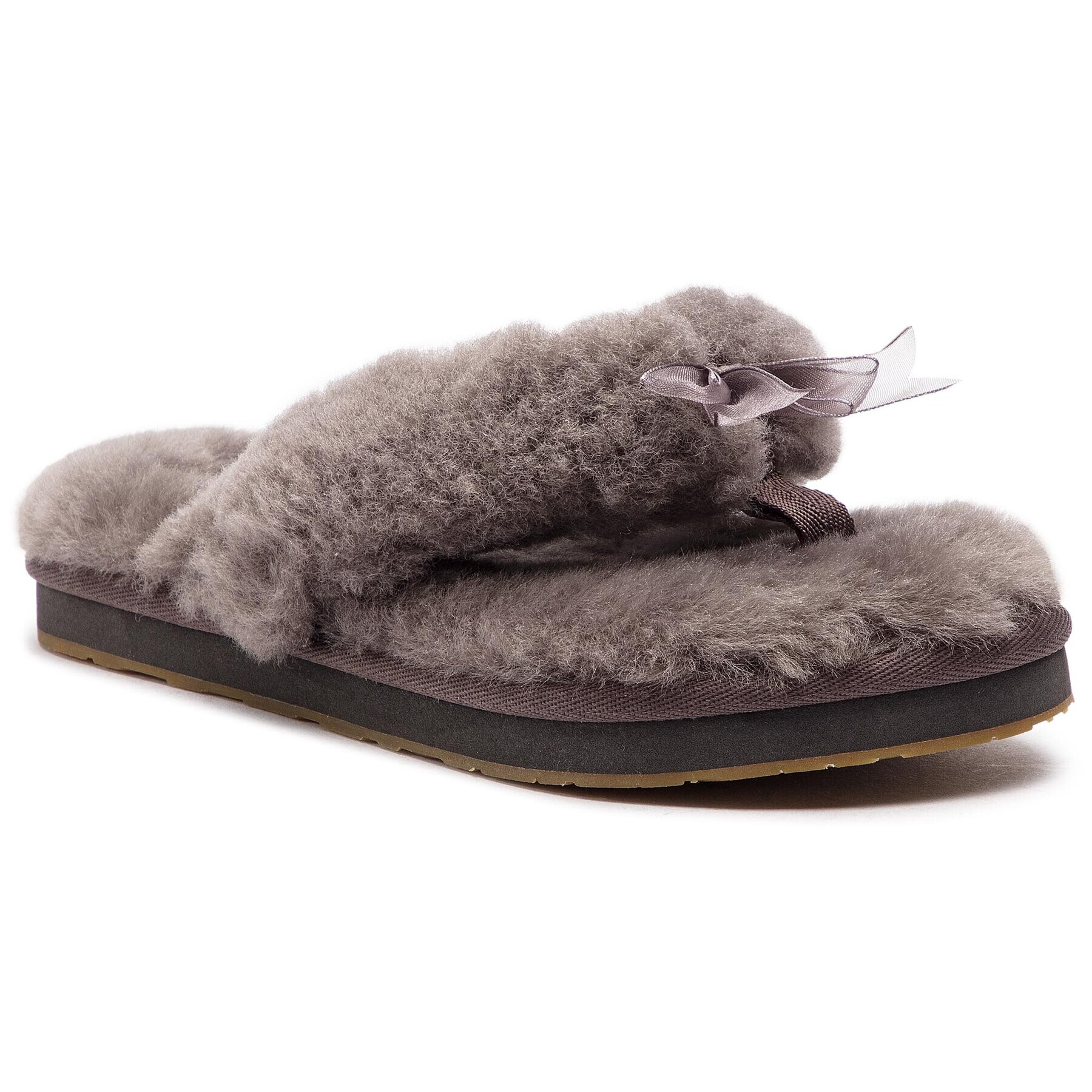 Ugg Пантофи W Fluff Flip Flop III 1100250 Сив - Pepit.bg