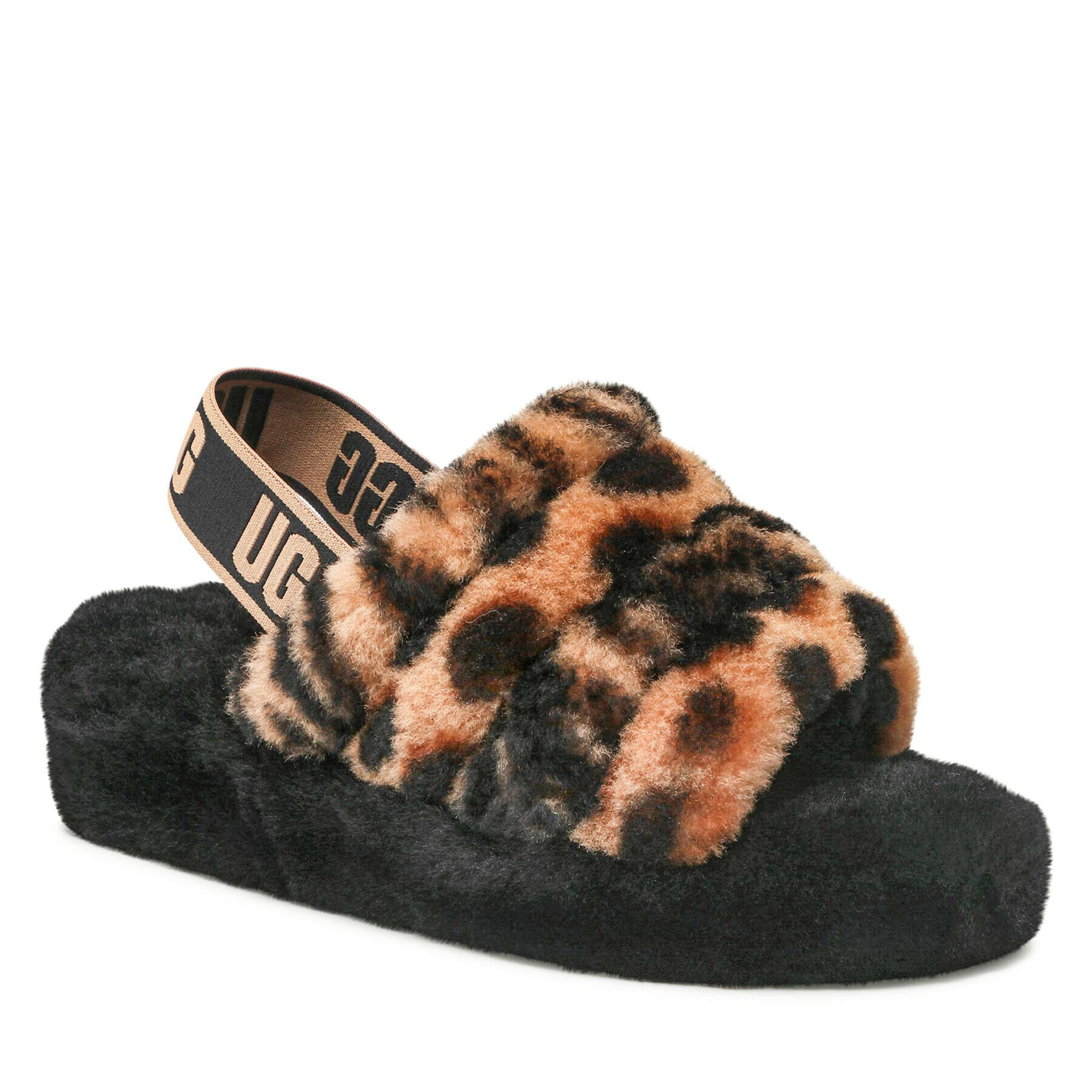 Ugg Пантофи W Fluff Yeah Animal 1127073 Кафяв - Pepit.bg