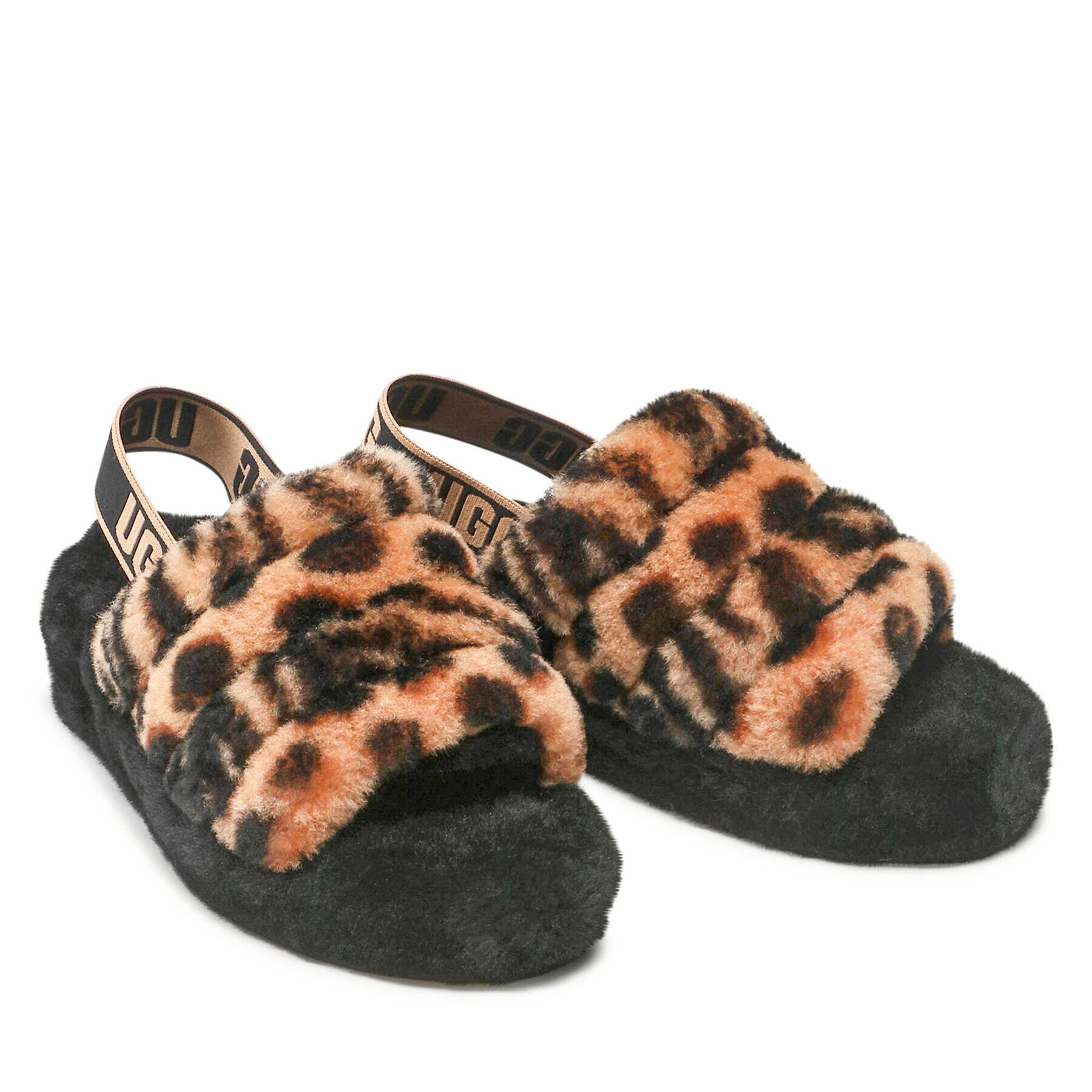 Ugg Пантофи W Fluff Yeah Animal 1127073 Кафяв - Pepit.bg