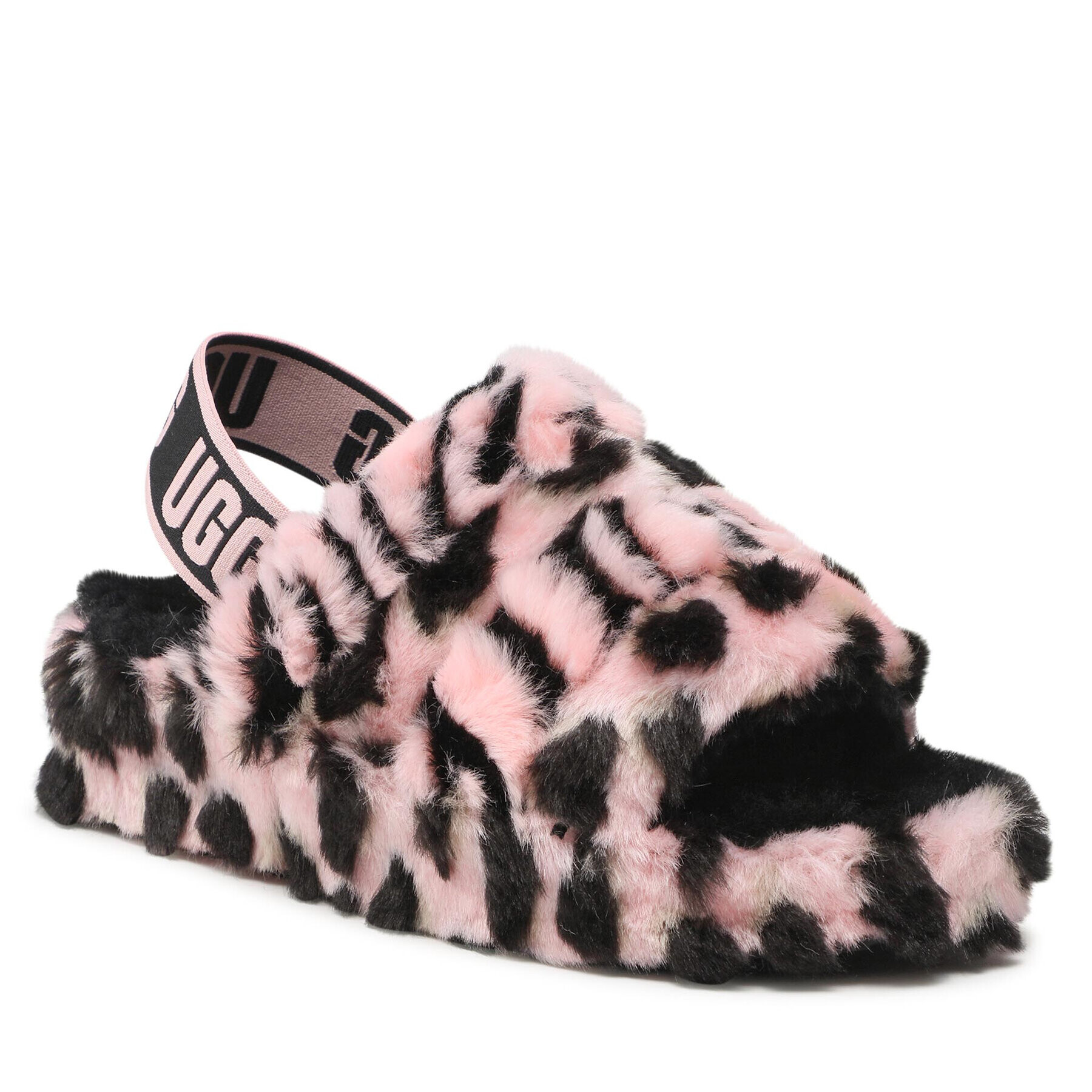 Ugg Пантофи W Fluff Yeah Animal 1127073 Розов - Pepit.bg