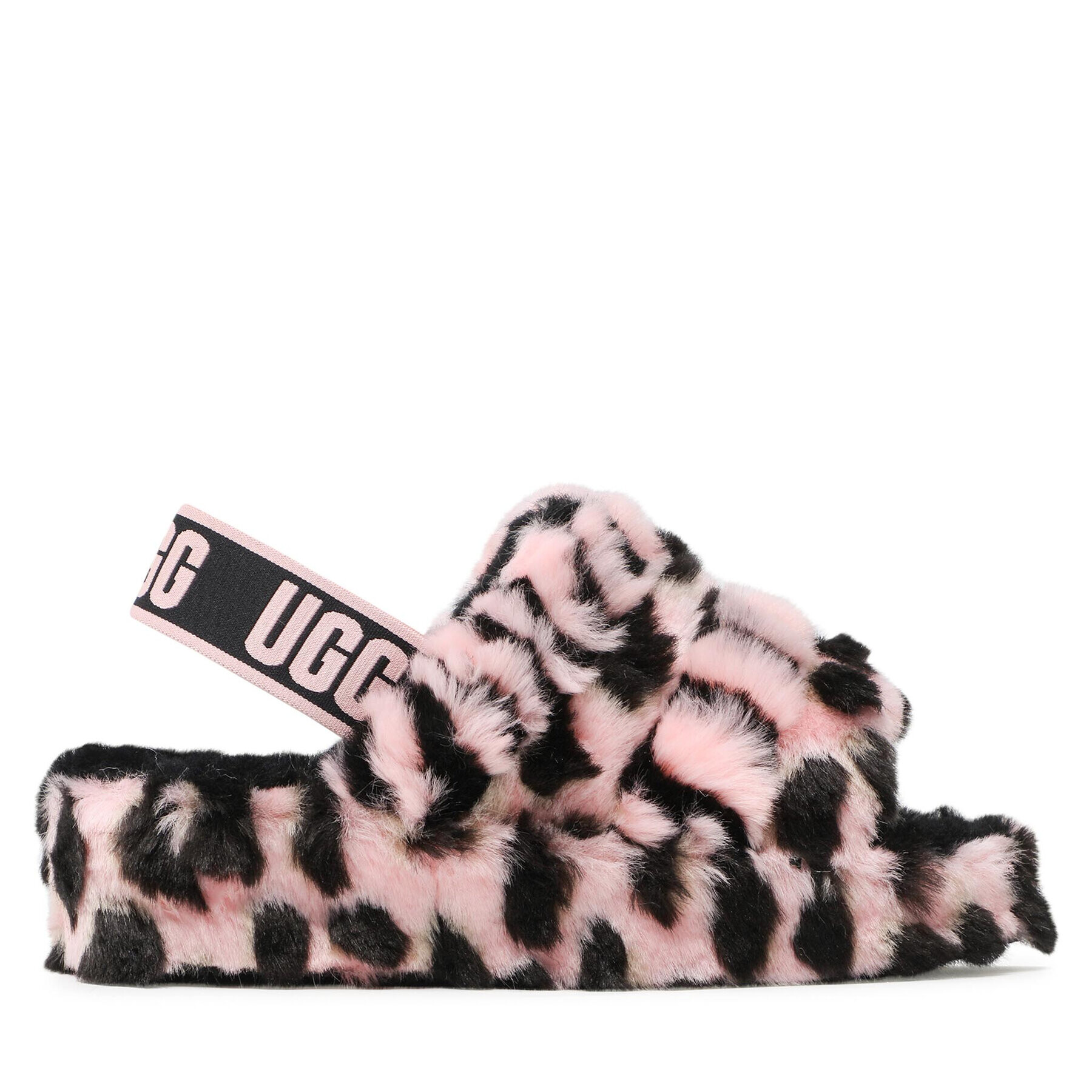 Ugg Пантофи W Fluff Yeah Animal 1127073 Розов - Pepit.bg