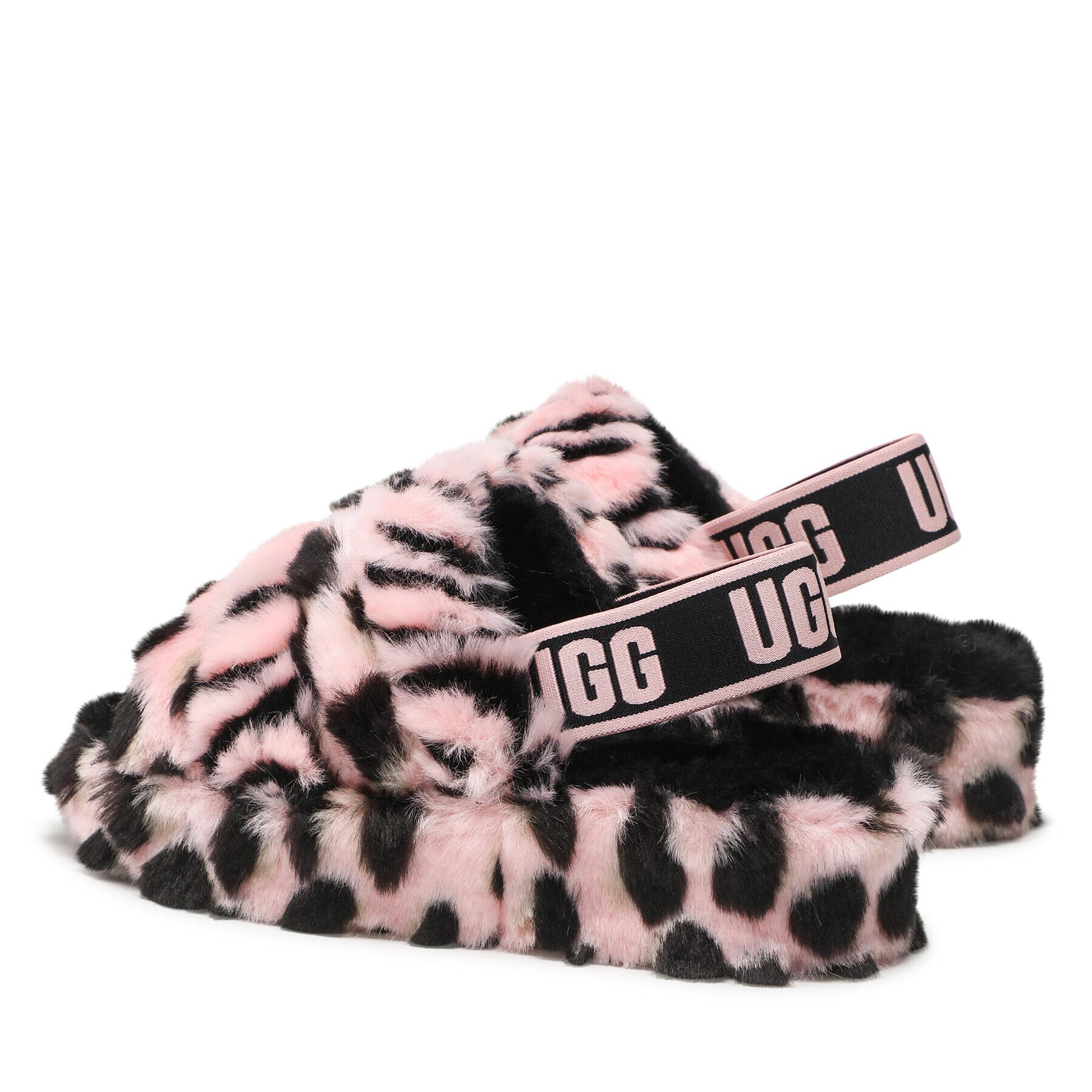 Ugg Пантофи W Fluff Yeah Animal 1127073 Розов - Pepit.bg