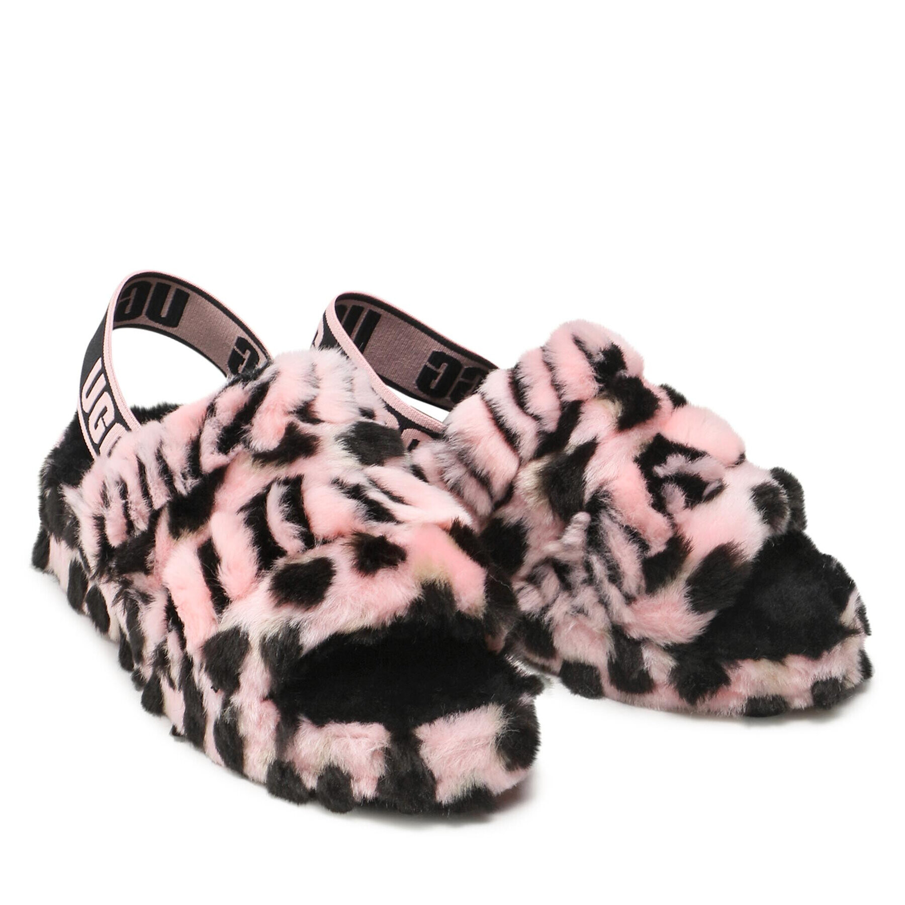 Ugg Пантофи W Fluff Yeah Animal 1127073 Розов - Pepit.bg