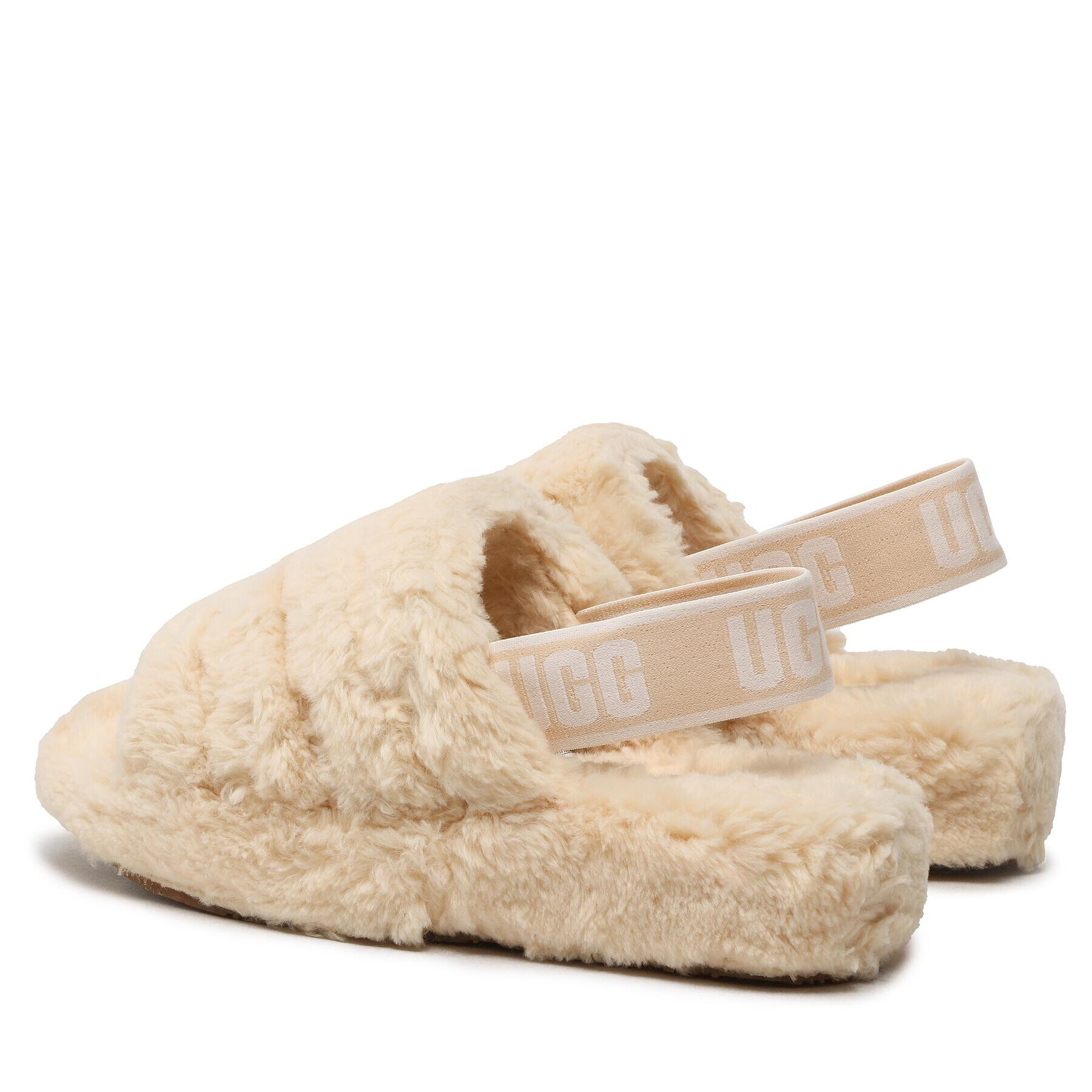 Ugg Пантофи W Fluff Yeah Fuzz Sugar 1130835 Бежов - Pepit.bg
