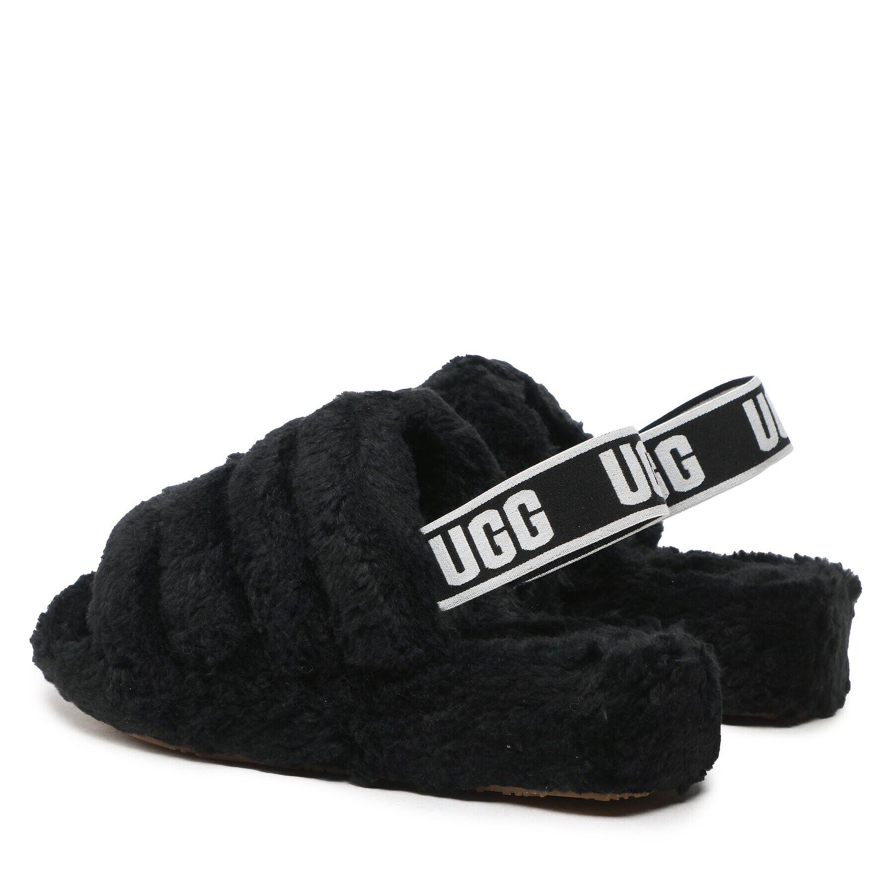 Ugg Пантофи W Fluff Yeah Fuzz Sugar 1130835 Черен - Pepit.bg