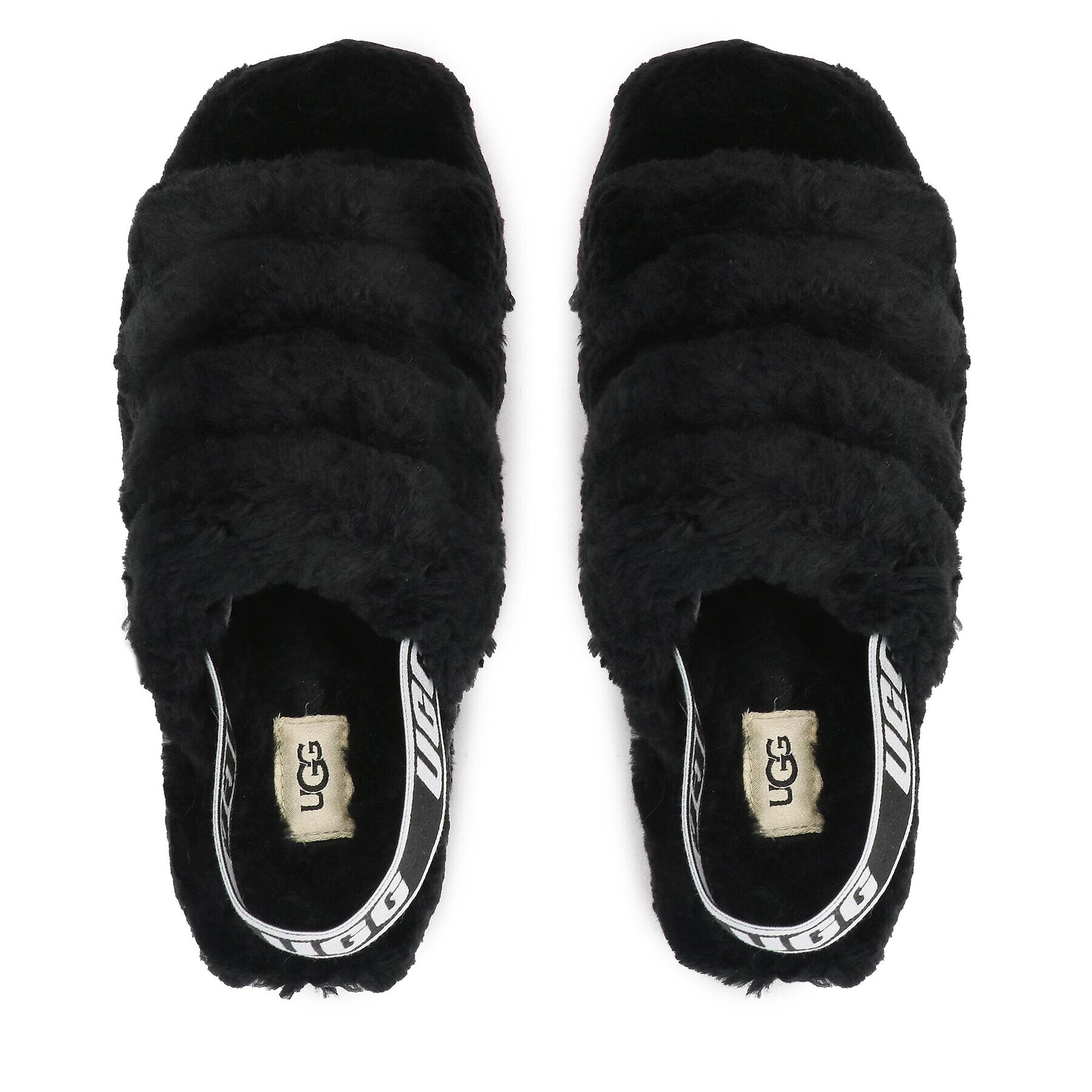 Ugg Пантофи W Fluff Yeah Fuzz Sugar 1130835 Черен - Pepit.bg