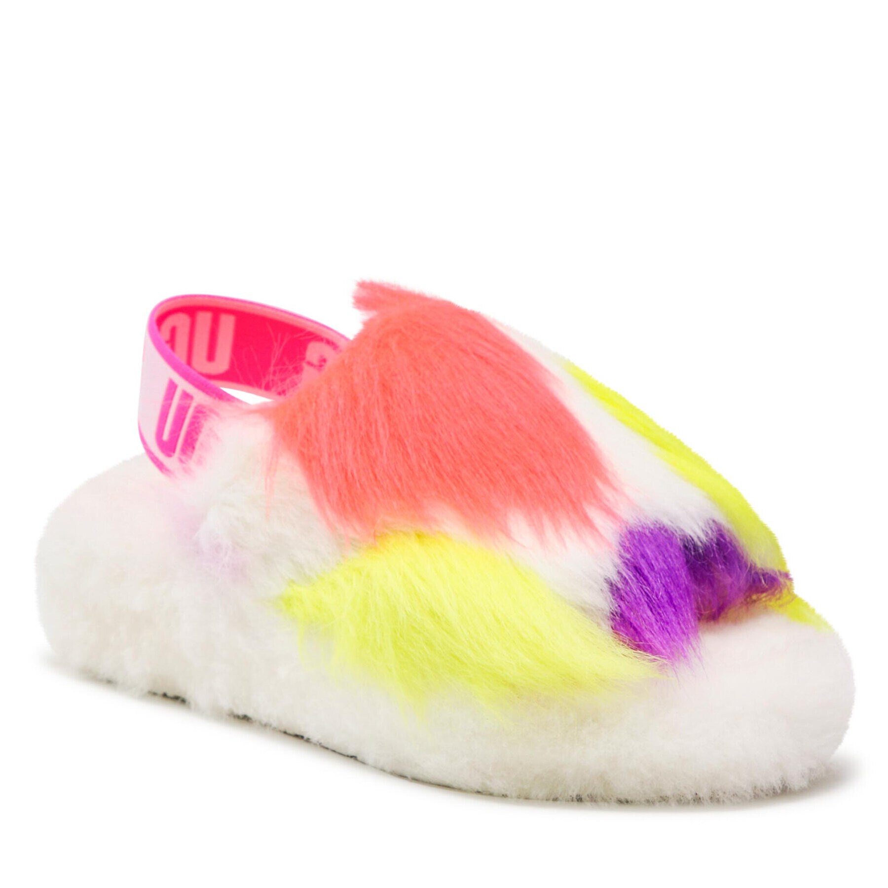 Ugg Пантофи W Fluff Yeah Party Spots 1125006 Цветен - Pepit.bg