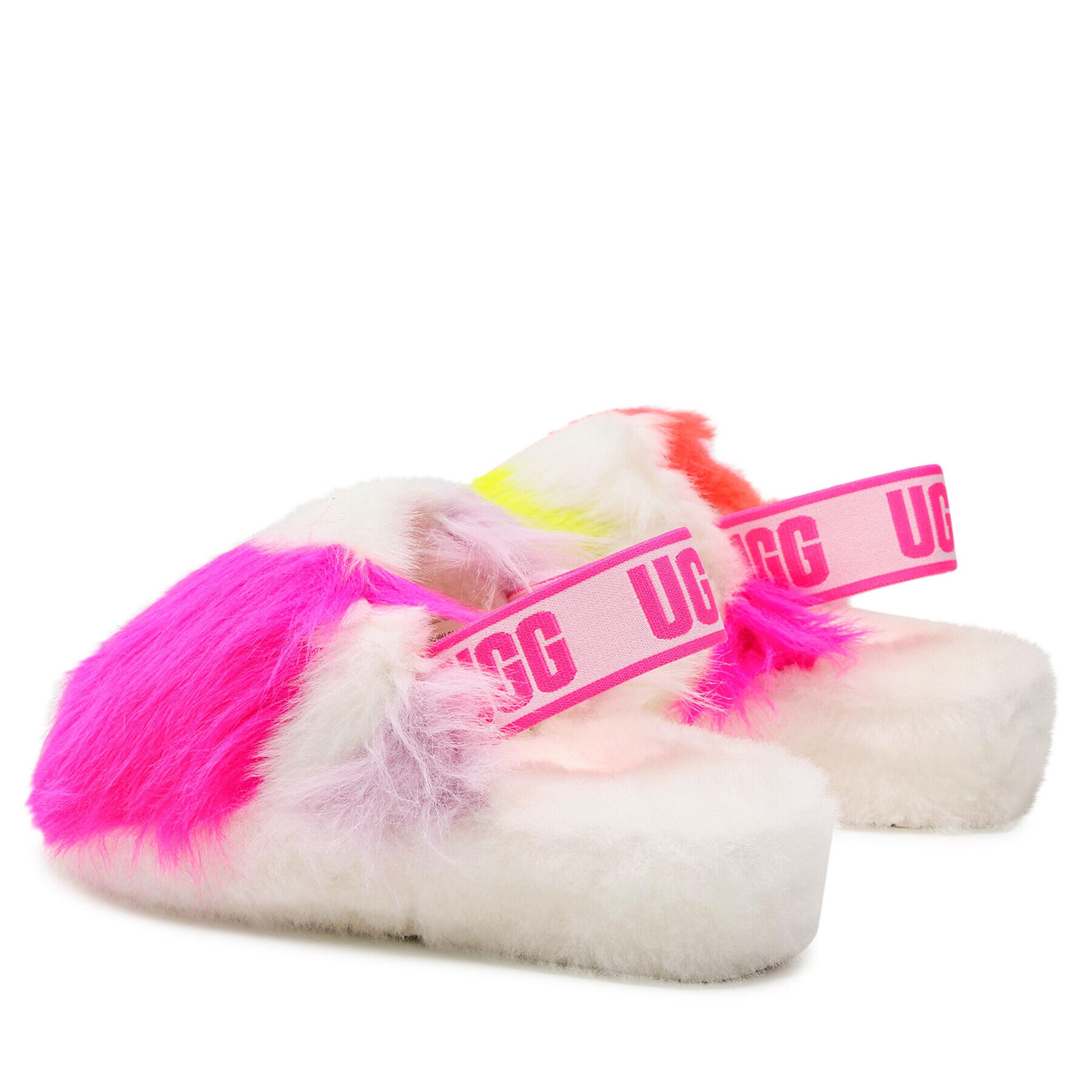 Ugg Пантофи W Fluff Yeah Party Spots 1125006 Цветен - Pepit.bg