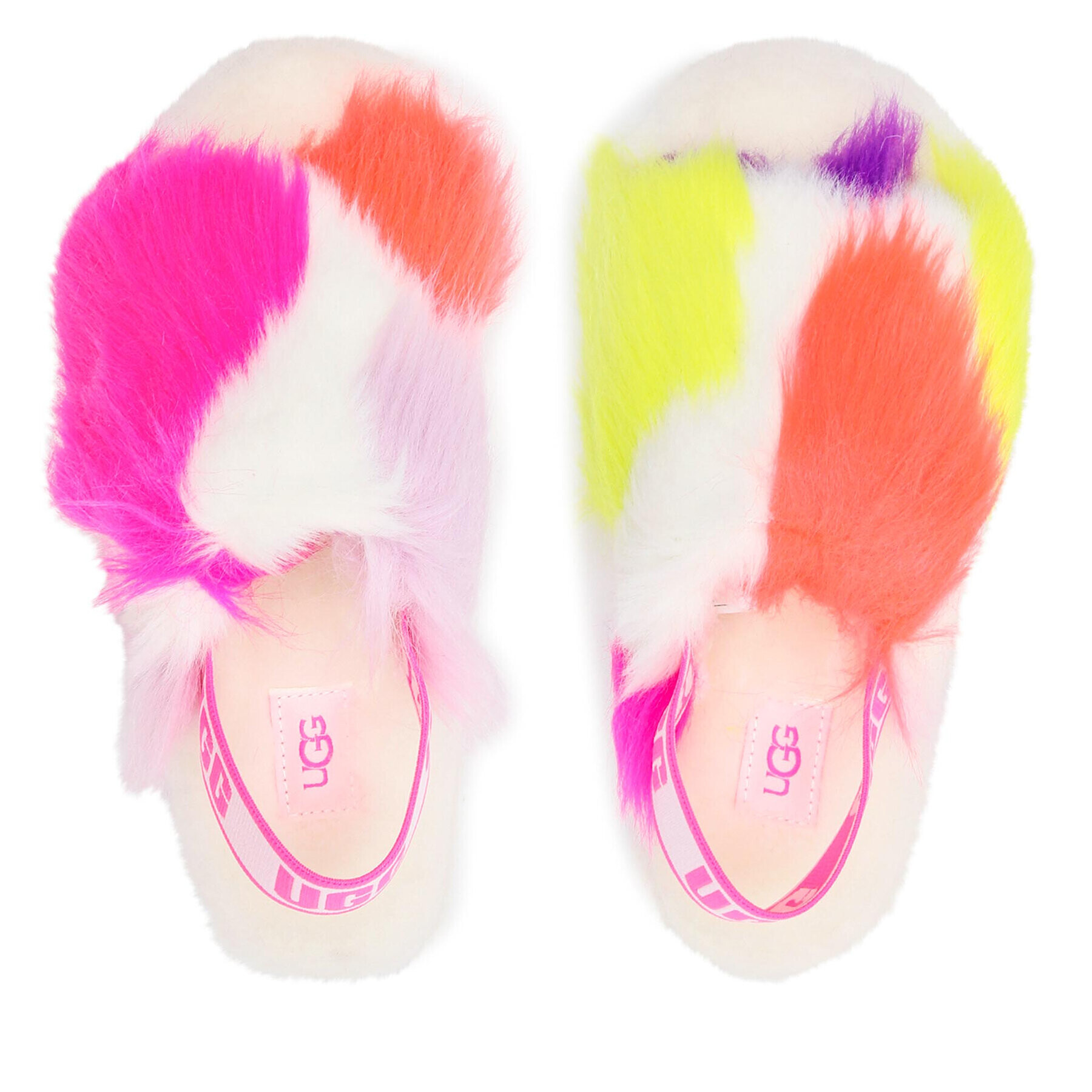 Ugg Пантофи W Fluff Yeah Party Spots 1125006 Цветен - Pepit.bg