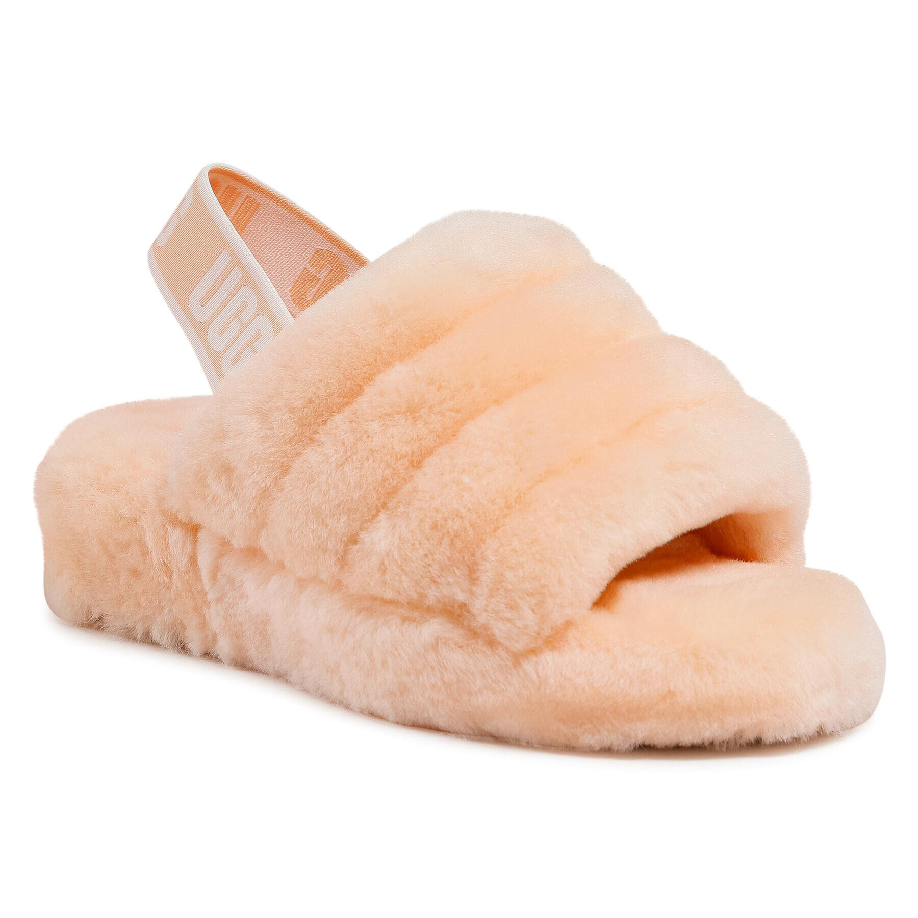 Ugg Пантофи W Fluff Yeah Slide 1095119 Оранжев - Pepit.bg