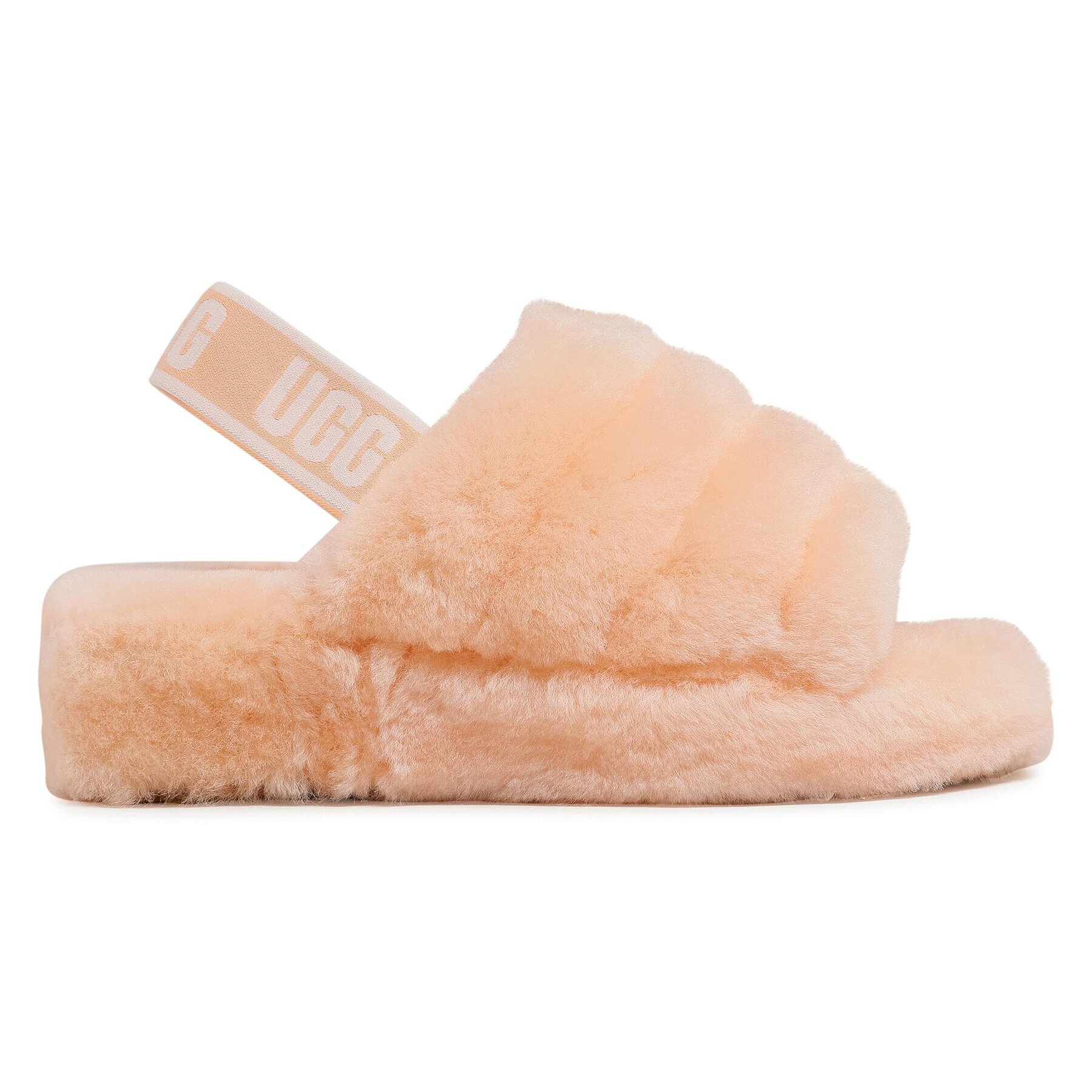 Ugg Пантофи W Fluff Yeah Slide 1095119 Оранжев - Pepit.bg