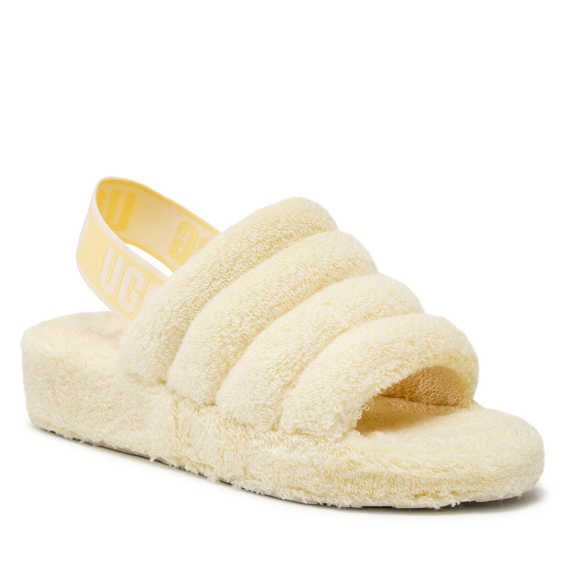 Ugg Пантофи W Fluff Yeah Terry 1127116 Жълт - Pepit.bg