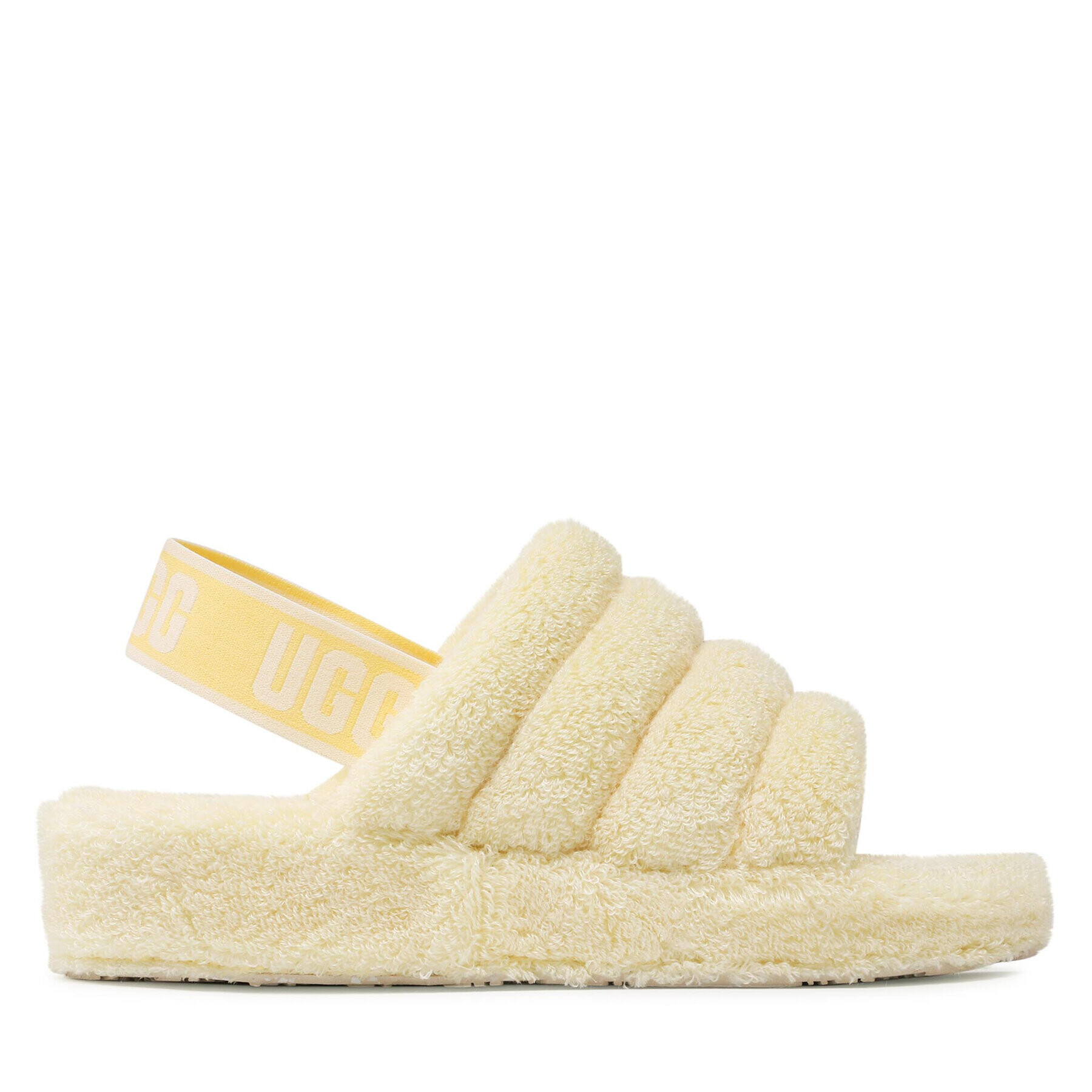 Ugg Пантофи W Fluff Yeah Terry 1127116 Жълт - Pepit.bg