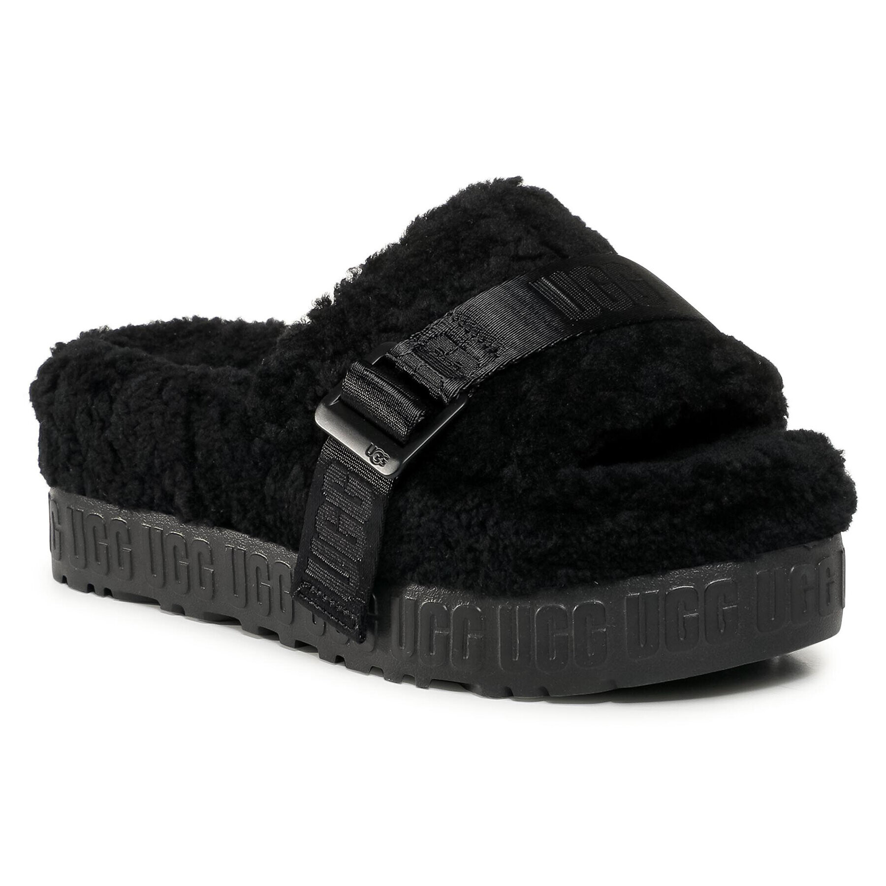 Ugg Пантофи W Fluffita 1113475 Черен - Pepit.bg