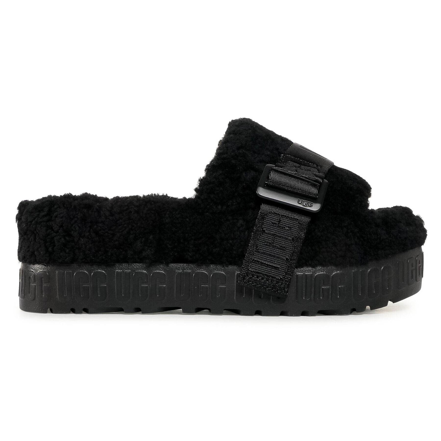 Ugg Пантофи W Fluffita 1113475 Черен - Pepit.bg