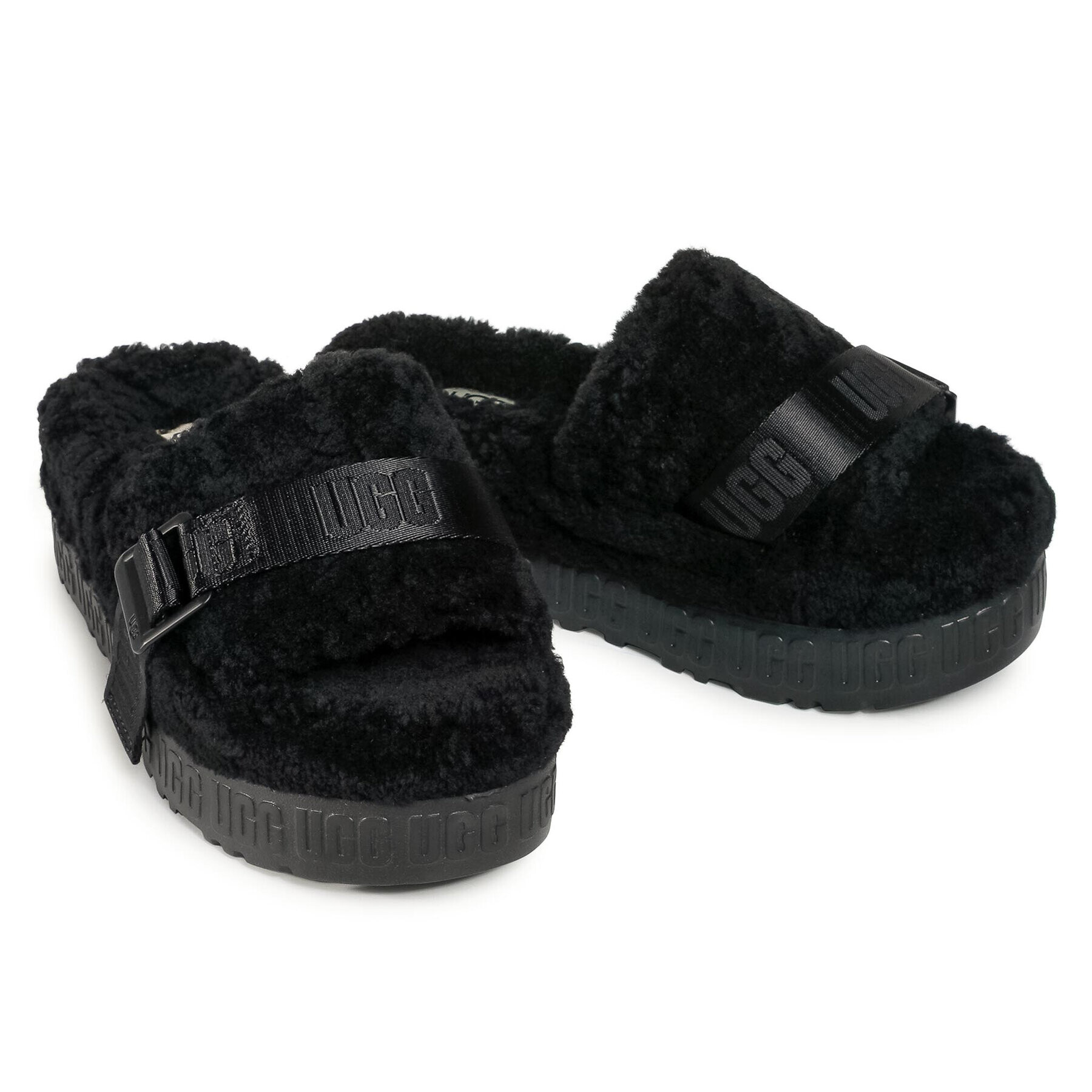 Ugg Пантофи W Fluffita 1113475 Черен - Pepit.bg