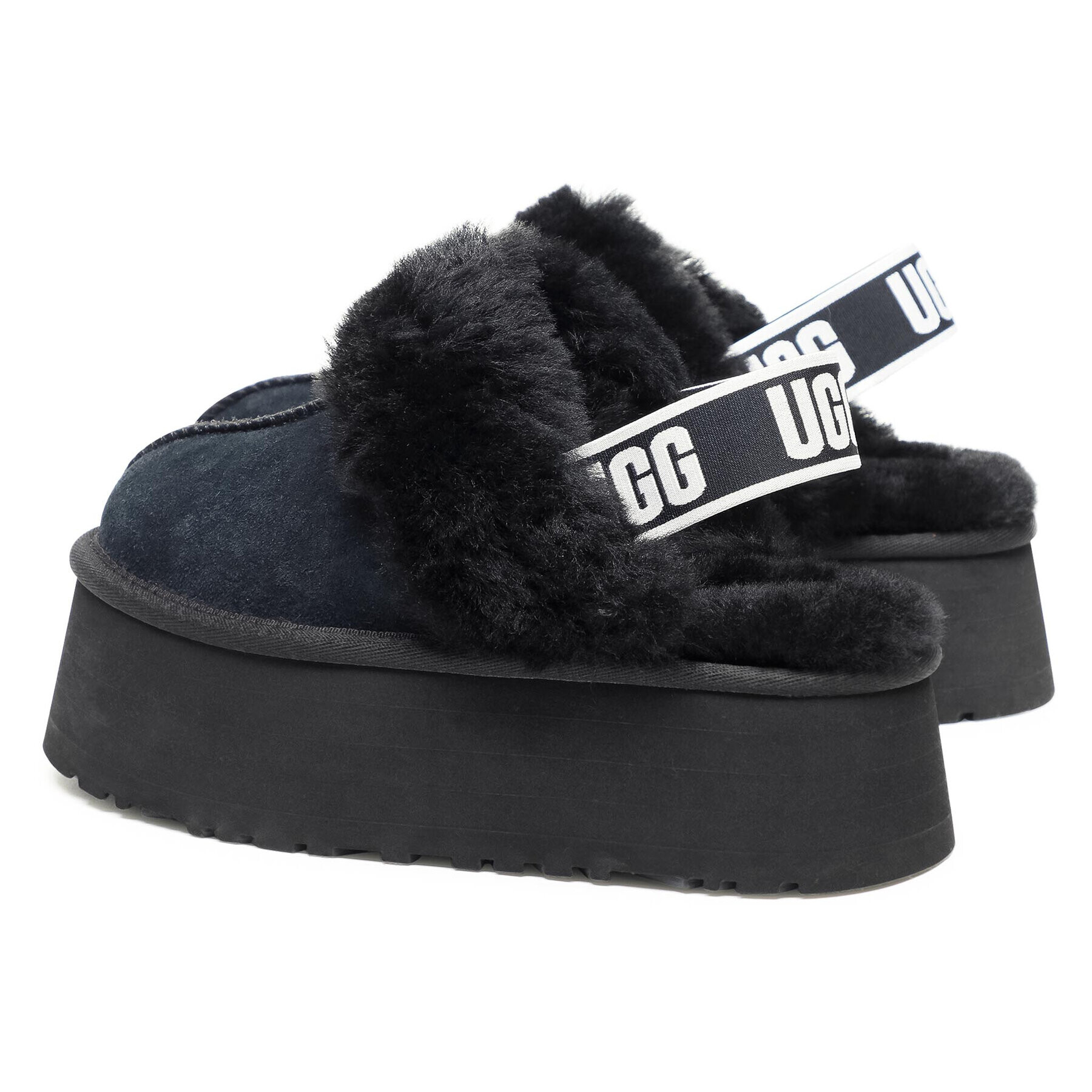 Ugg Пантофи W Funkette 1113474 Черен - Pepit.bg
