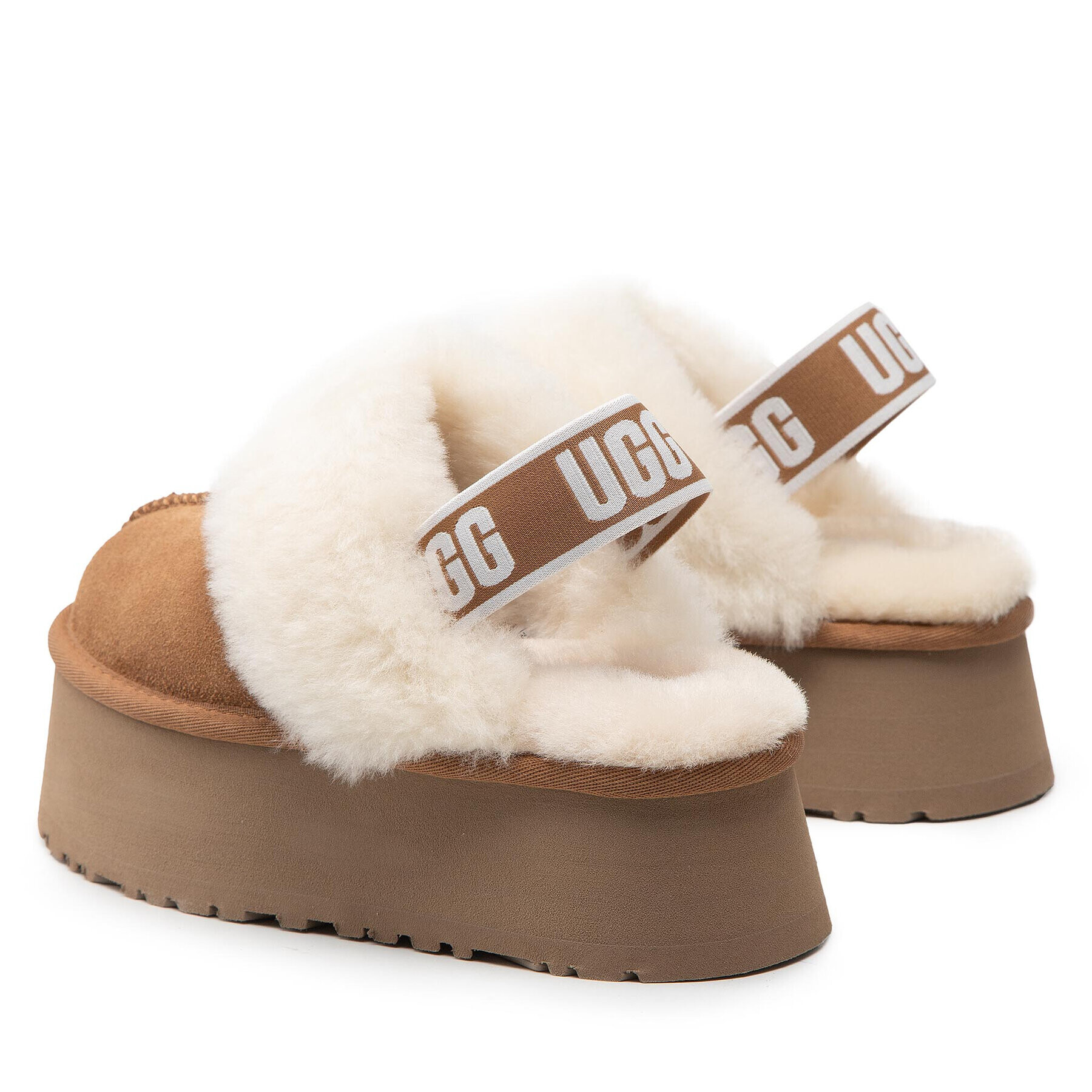 Ugg Пантофи W Funkette 1113474 Кафяв - Pepit.bg