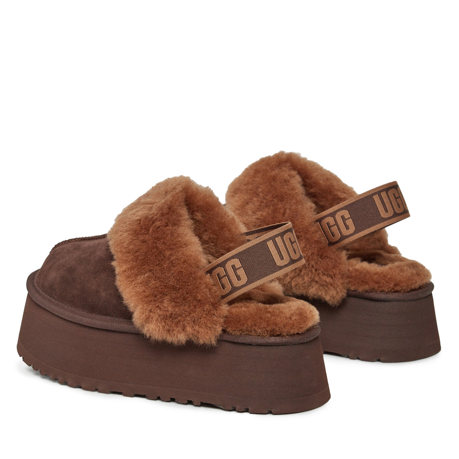 Ugg Пантофи W Funkette 1113474 Кафяв - Pepit.bg
