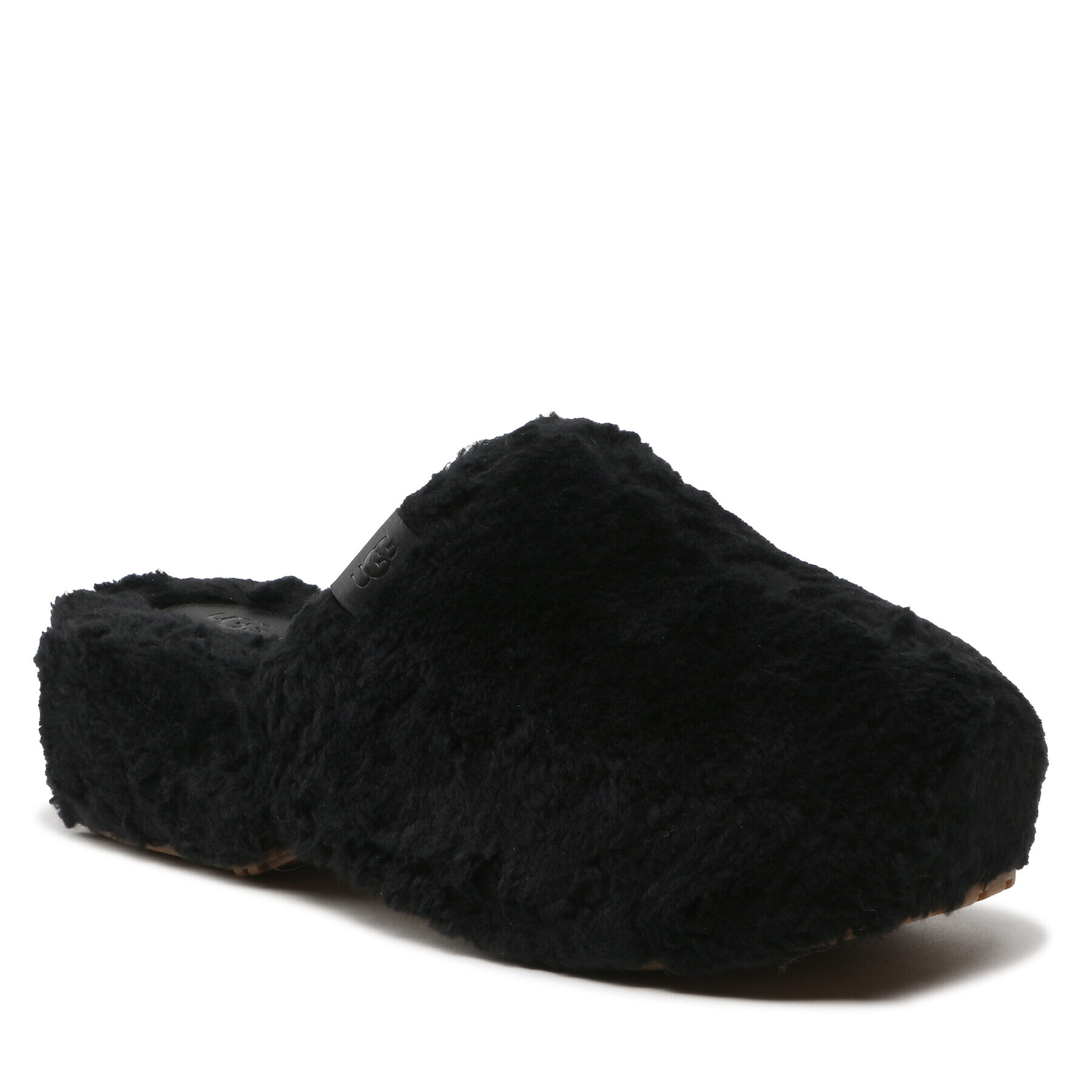 Ugg Пантофи W Fuzz Sugar Clog 1130950 Черен - Pepit.bg