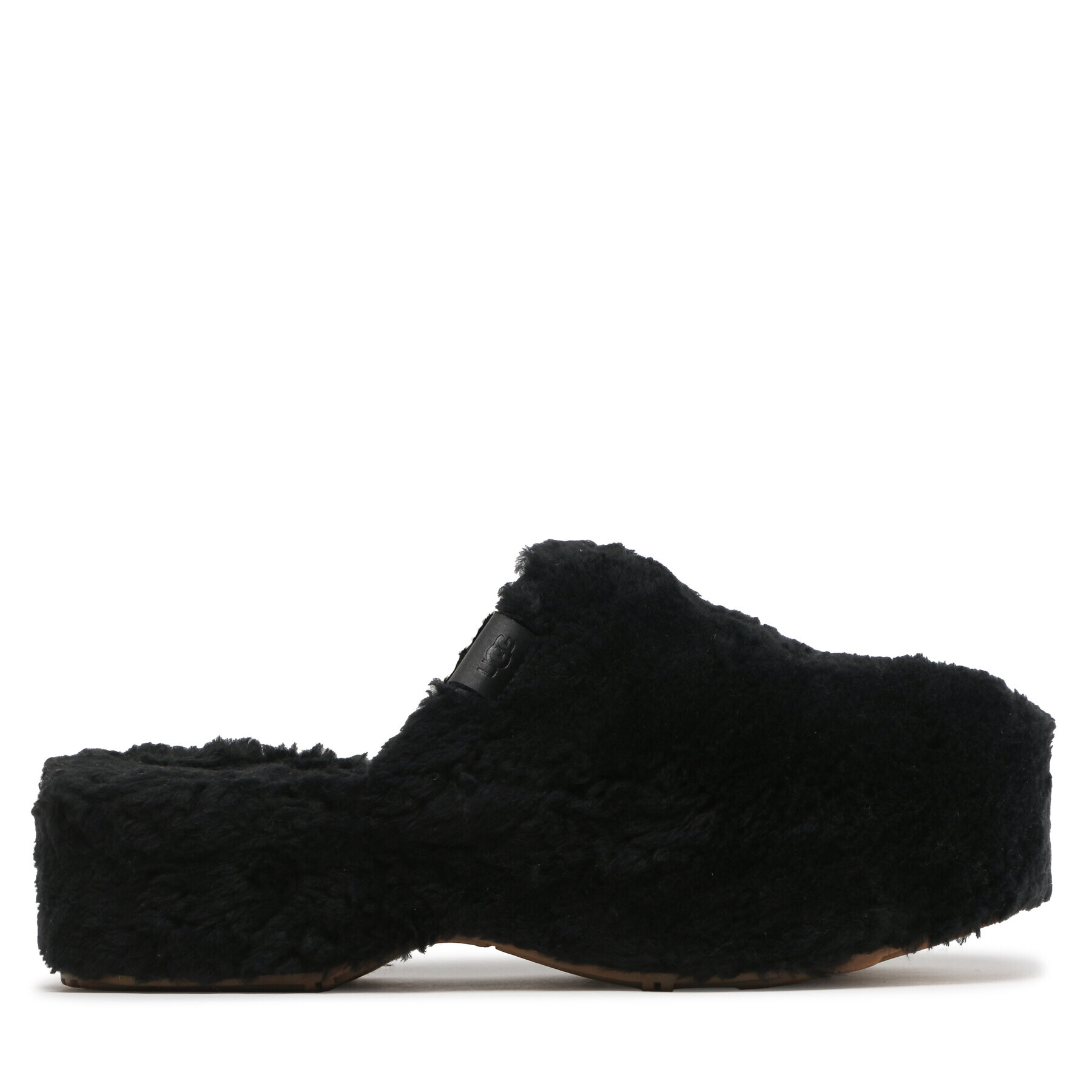 Ugg Пантофи W Fuzz Sugar Clog 1130950 Черен - Pepit.bg