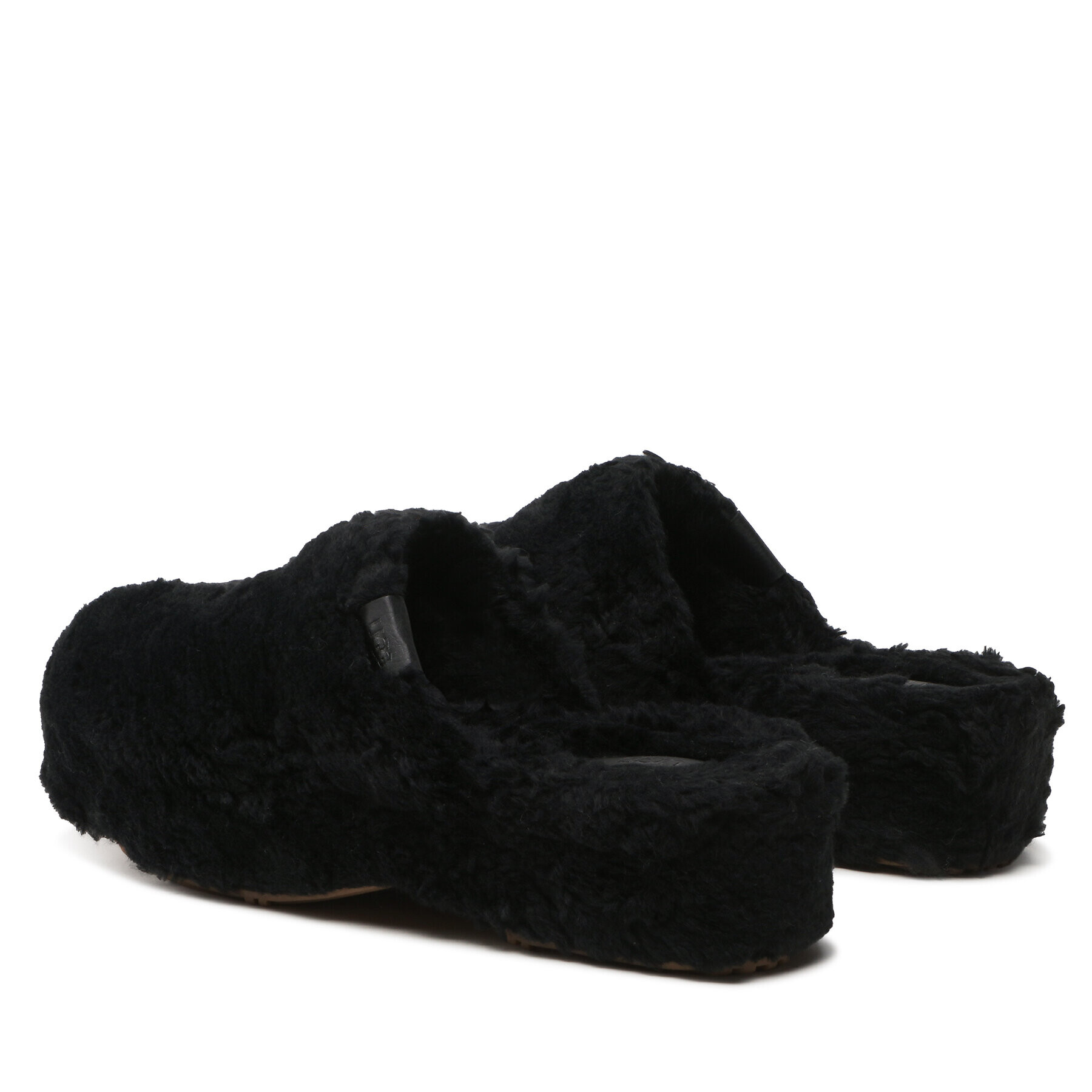 Ugg Пантофи W Fuzz Sugar Clog 1130950 Черен - Pepit.bg