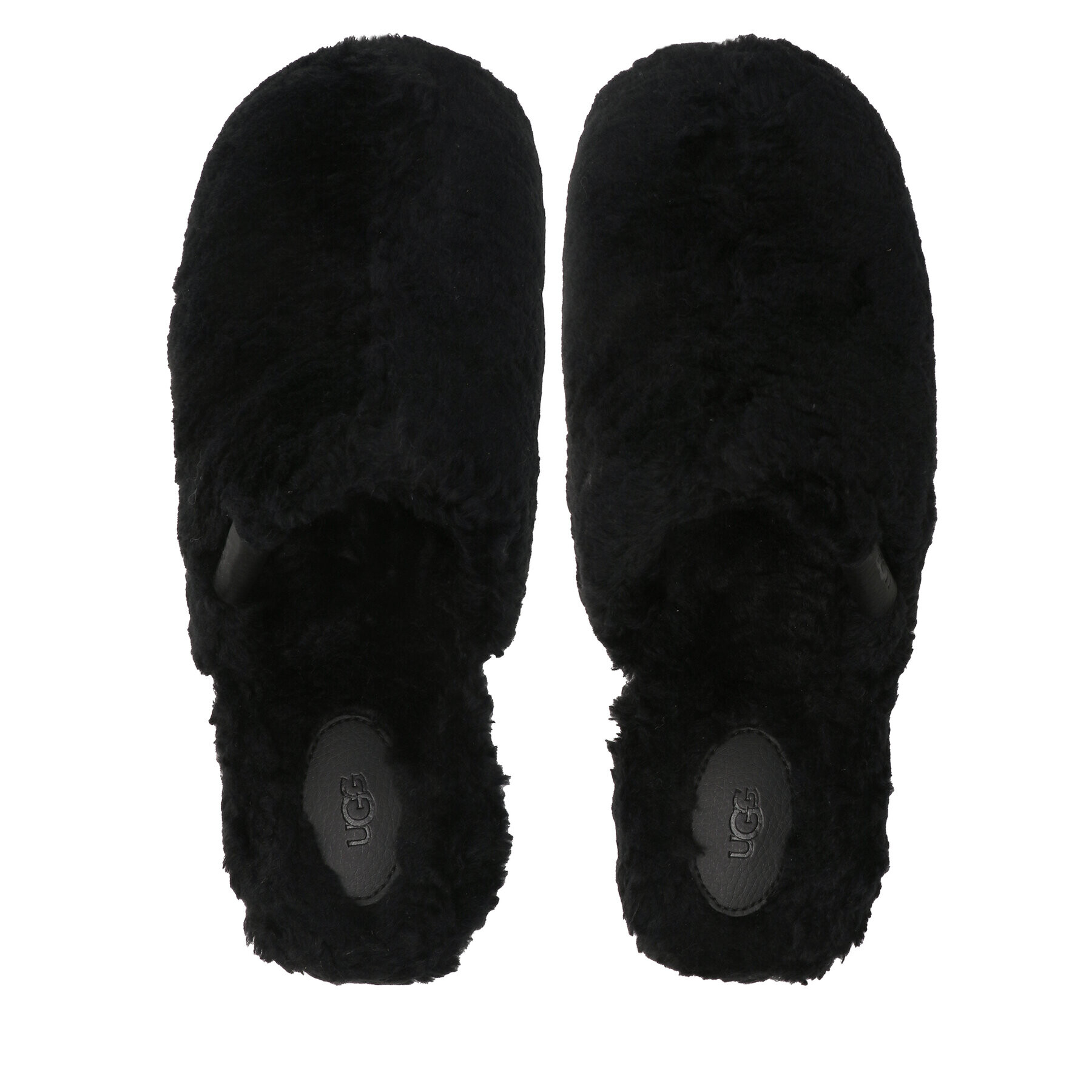 Ugg Пантофи W Fuzz Sugar Clog 1130950 Черен - Pepit.bg