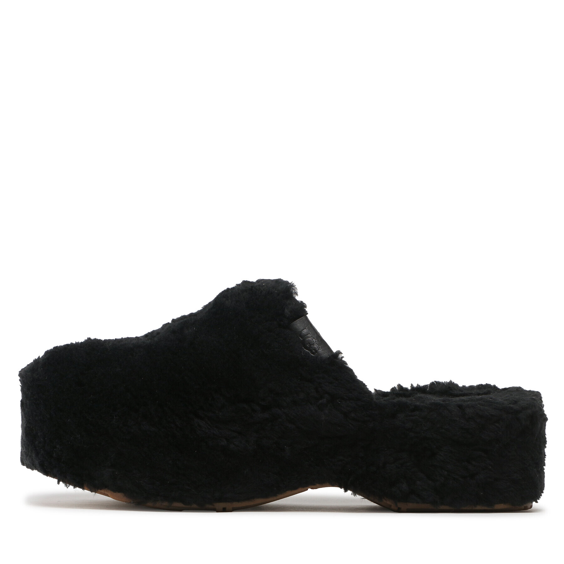 Ugg Пантофи W Fuzz Sugar Clog 1130950 Черен - Pepit.bg