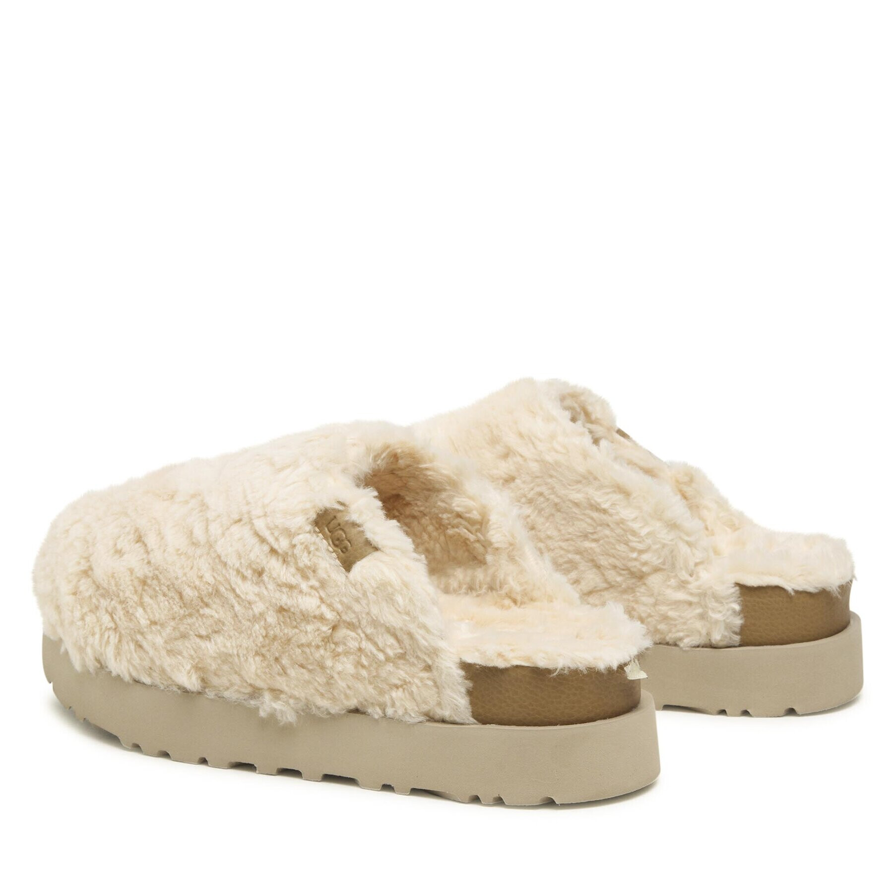 Ugg Пантофи W Fuzz Sugar Slide 1135132 Бежов - Pepit.bg