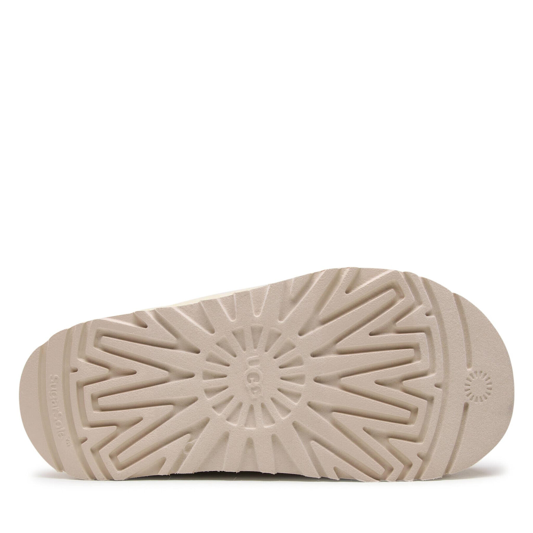 Ugg Пантофи W Fuzz Sugar Terry Cross Slide 1126385 Жълт - Pepit.bg