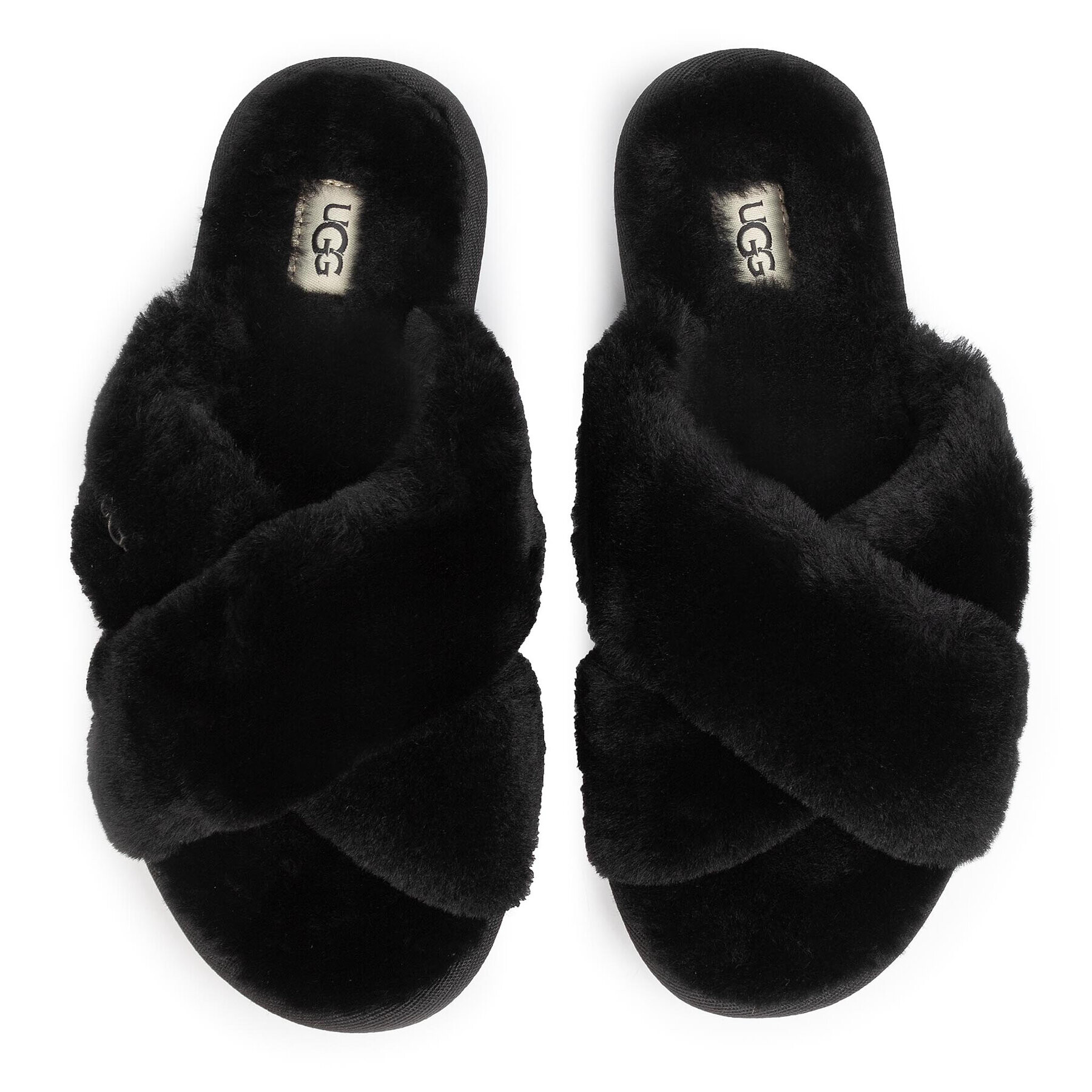 Ugg Пантофи W Fuzzette 1107955 Черен - Pepit.bg