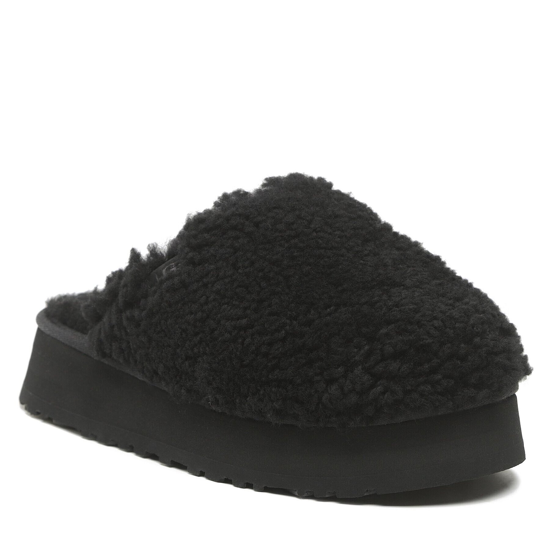 Ugg Пантофи W Maxi Curly Platform 1133171 Черен - Pepit.bg