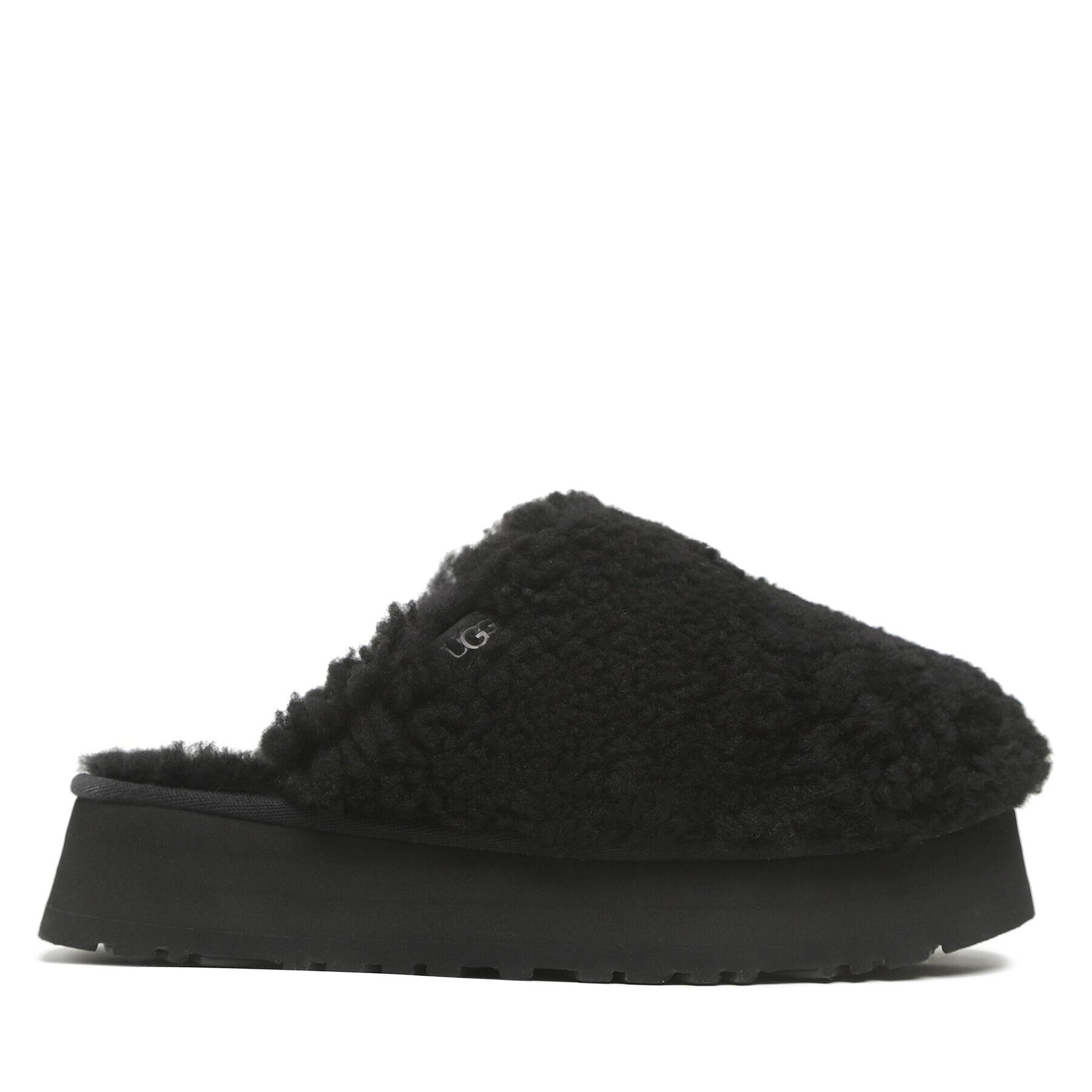 Ugg Пантофи W Maxi Curly Platform 1133171 Черен - Pepit.bg