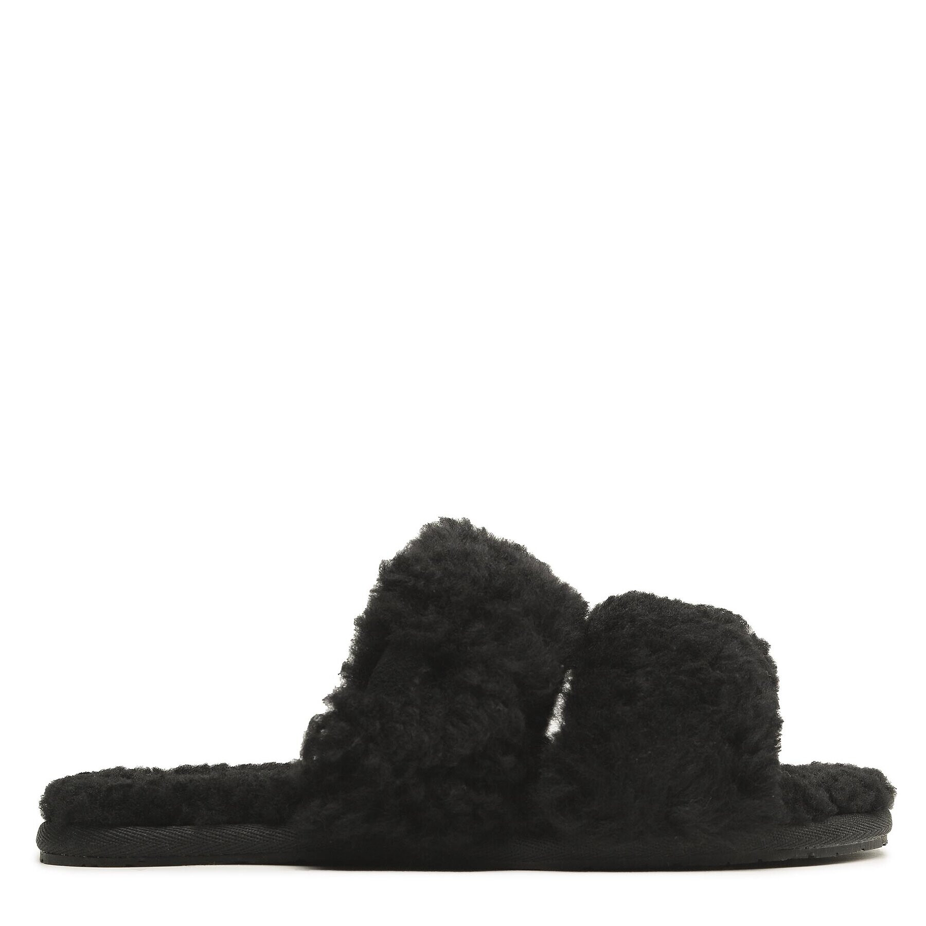 Ugg Пантофи W Maxi Curly Scuffetta 1130837 Черен - Pepit.bg