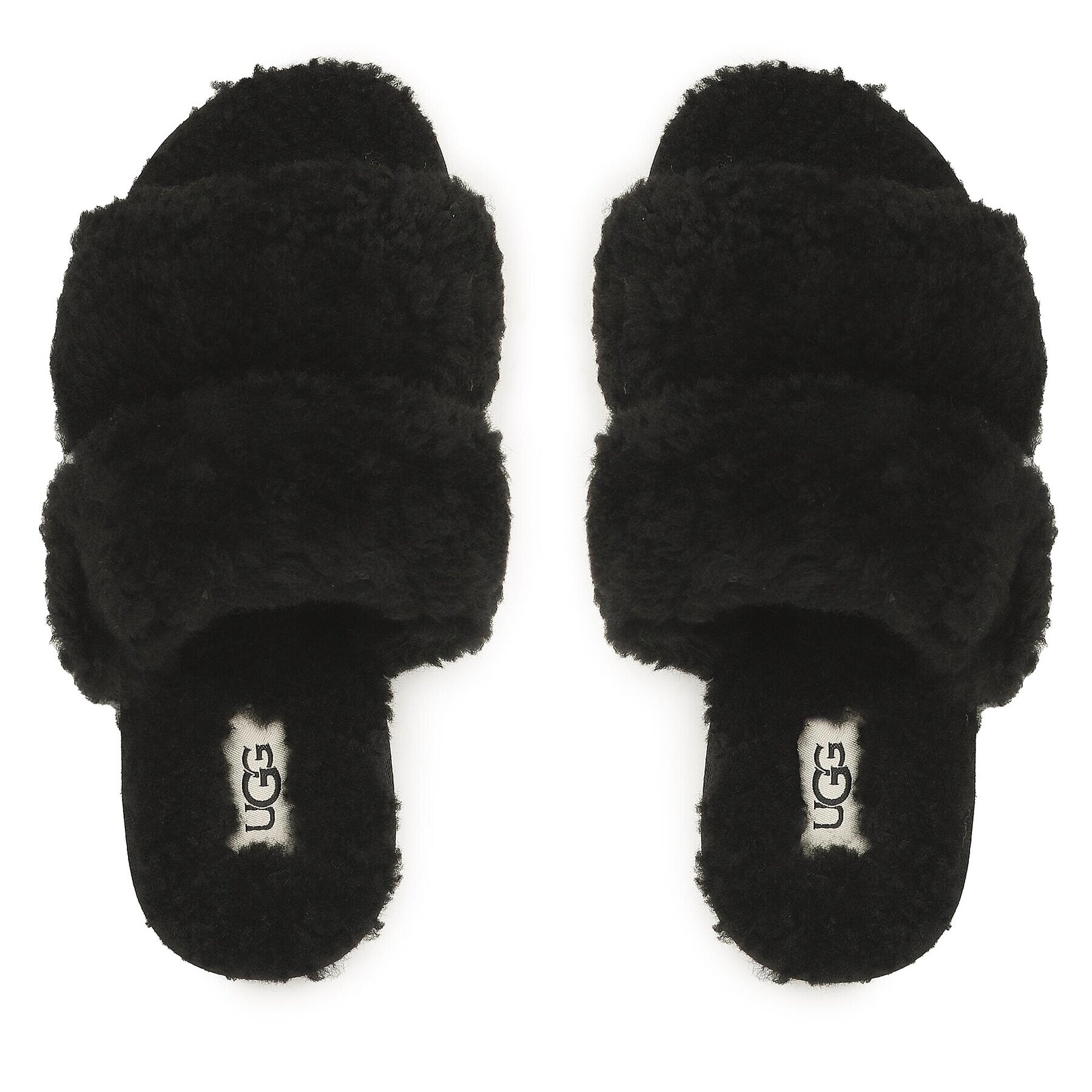 Ugg Пантофи W Maxi Curly Scuffetta 1130837 Черен - Pepit.bg