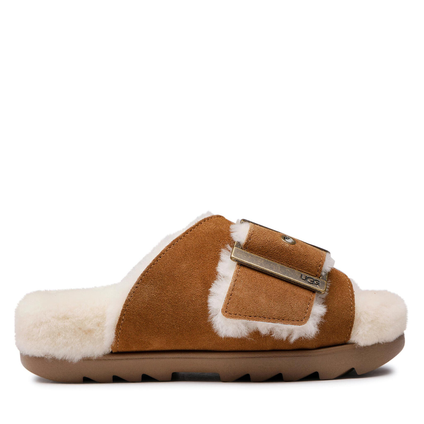 Ugg Пантофи W Outslide Buckle 1125048 Кафяв - Pepit.bg