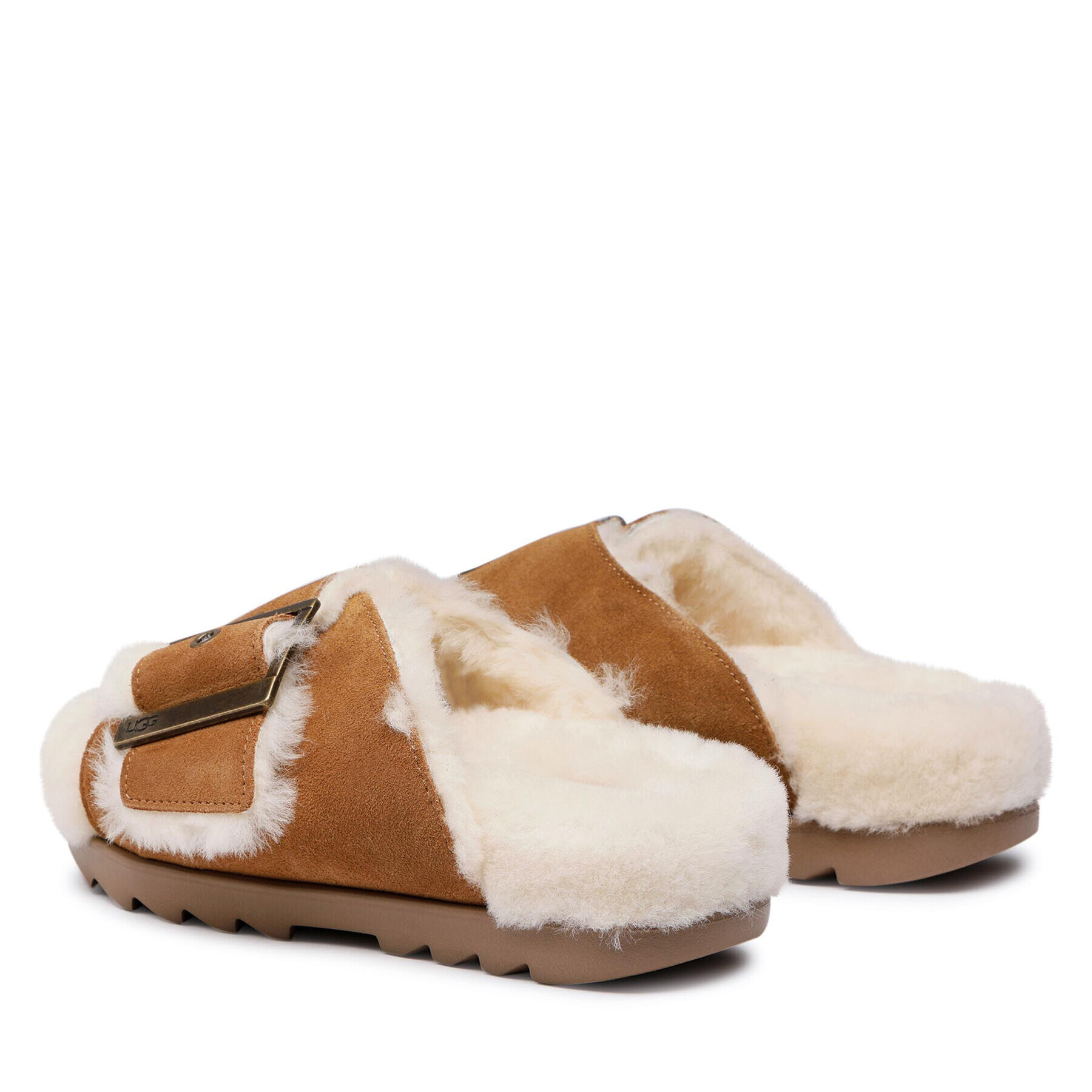Ugg Пантофи W Outslide Buckle 1125048 Кафяв - Pepit.bg