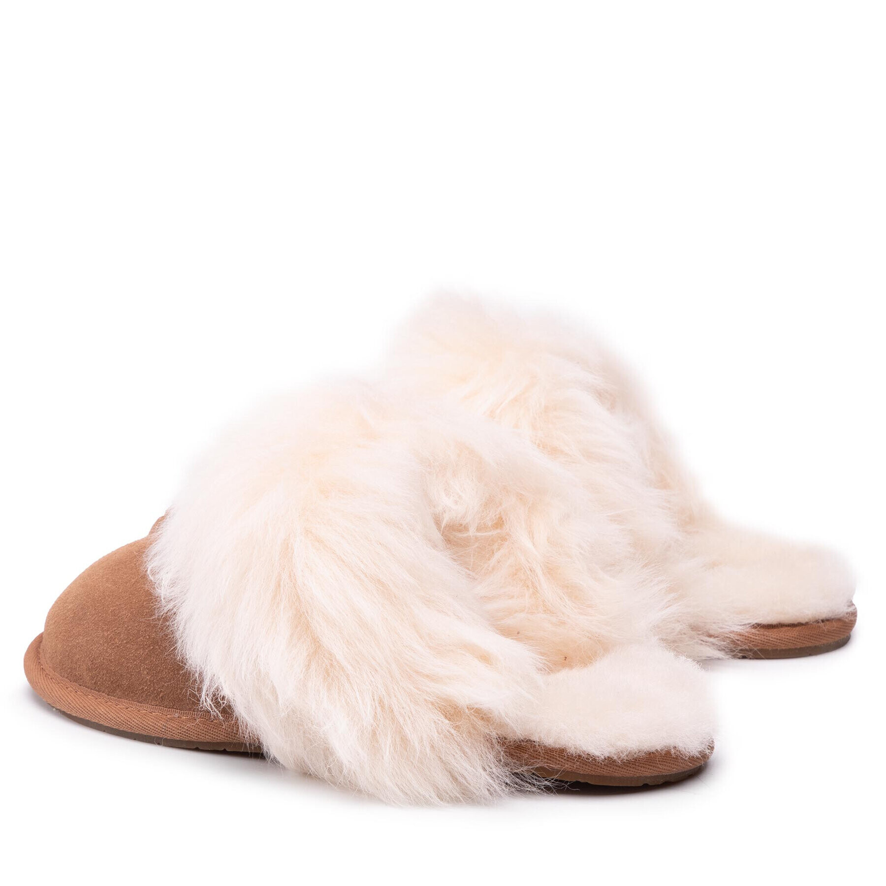 Ugg Пантофи W Scuff Sis 1122750 Кафяв - Pepit.bg