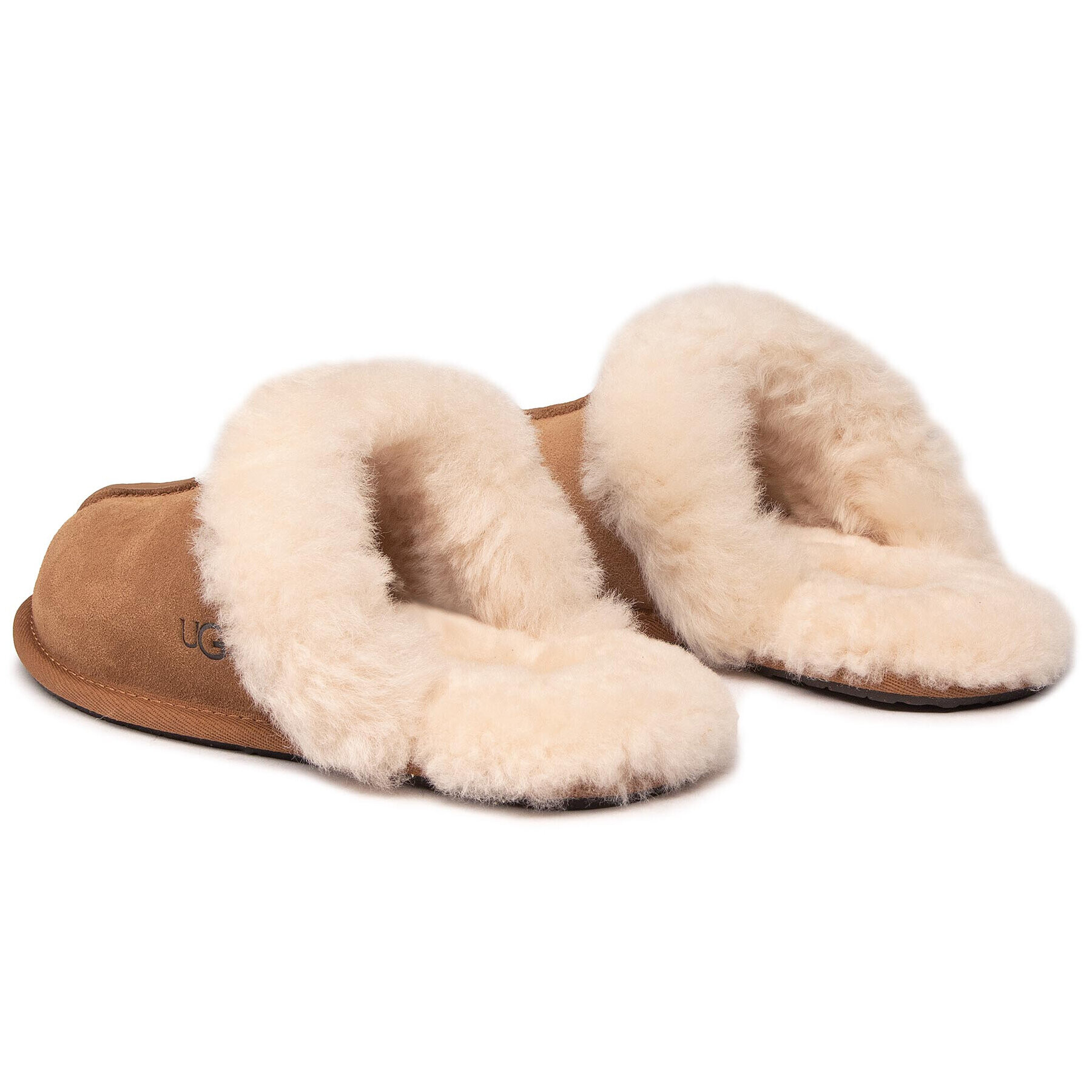 Ugg Пантофи W Scuffette II 1106872 Кафяв - Pepit.bg